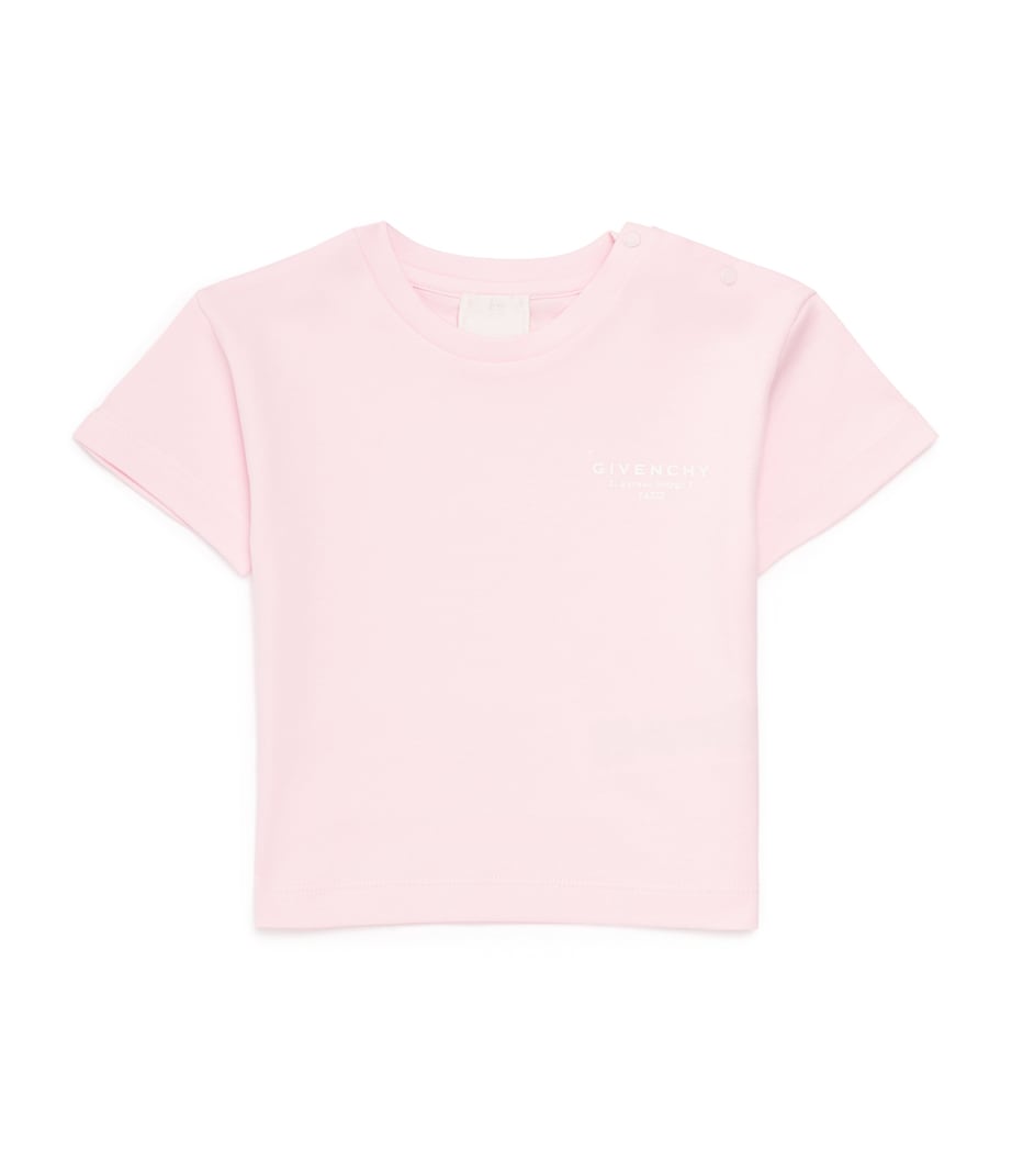 Cotton Logo T-Shirt (2-18 Years) H31184/44ZMARSHMALLW Image 1