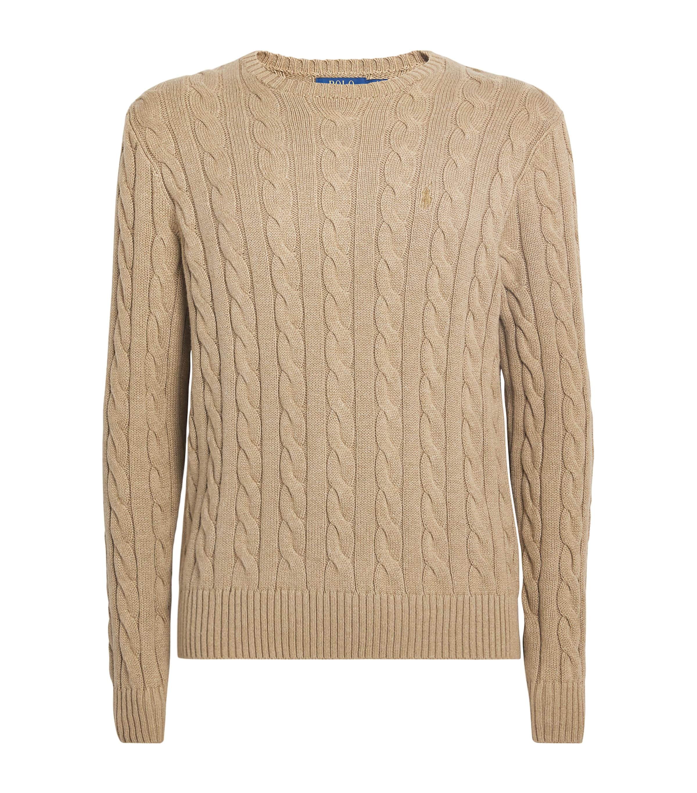 POLO RALPH LAUREN - 【美品】 Polo Ralph Lauren cotton cable Knit Polo Ralph Lauren Men's Cable-Knit Cotton Sweater - Macy's
