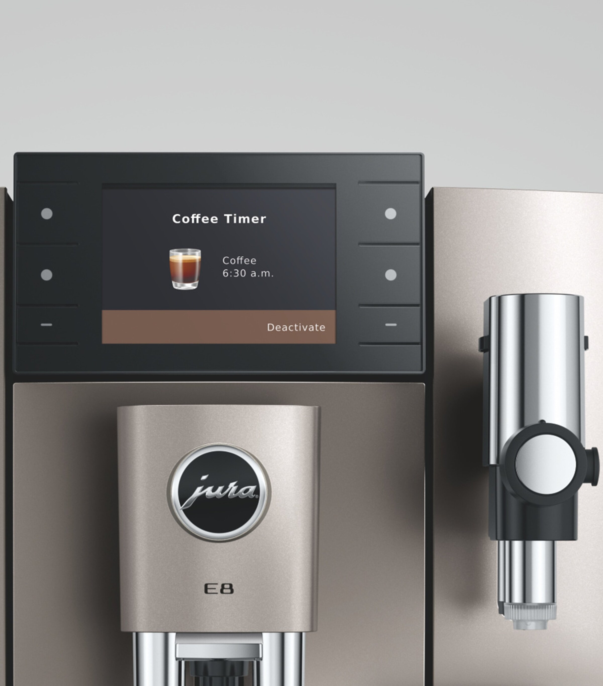 Jura E8 Coffee Machine Silver Image 7