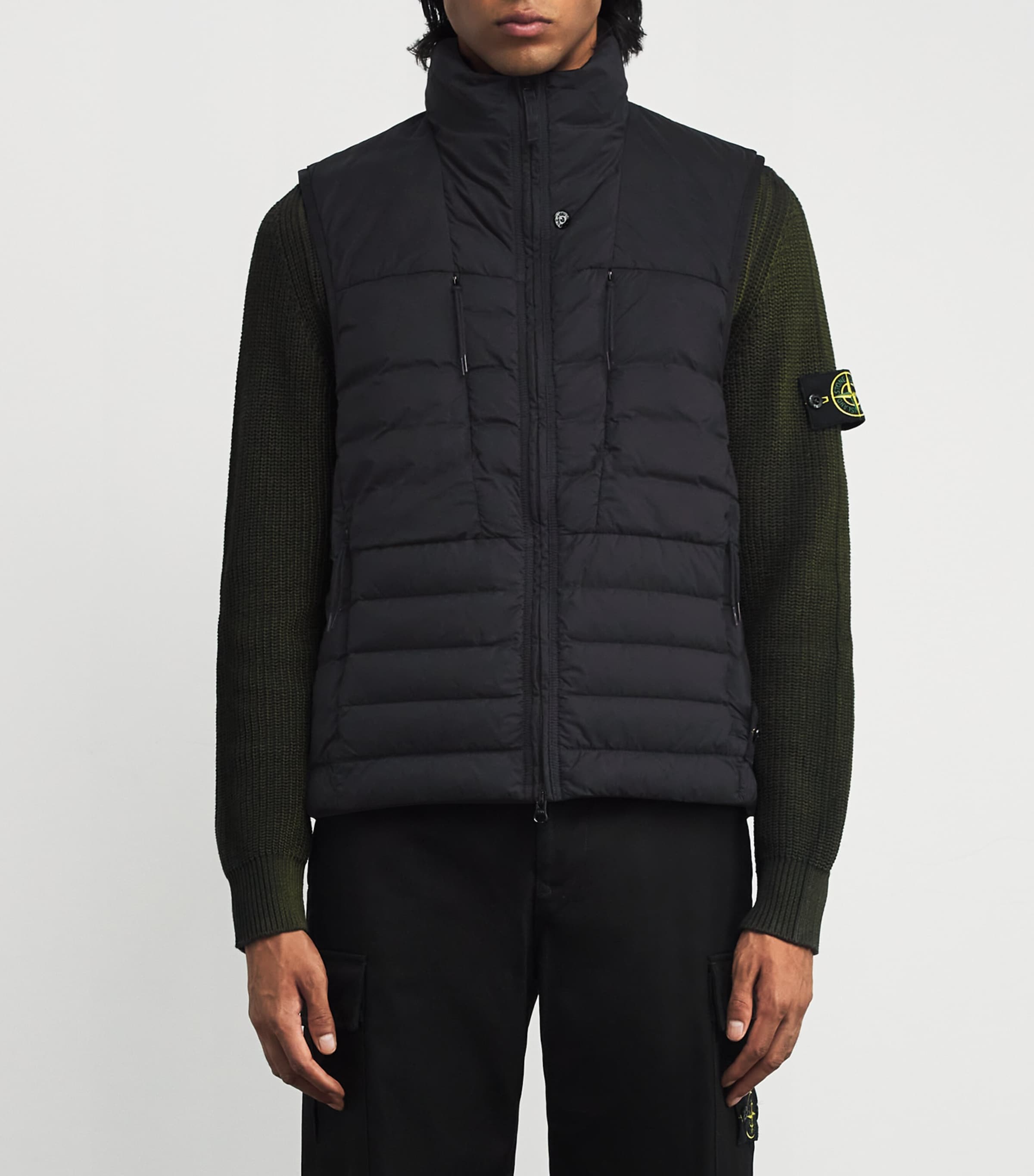 Down Seamless Tunnel Puffer Gilet V0029 Image 3