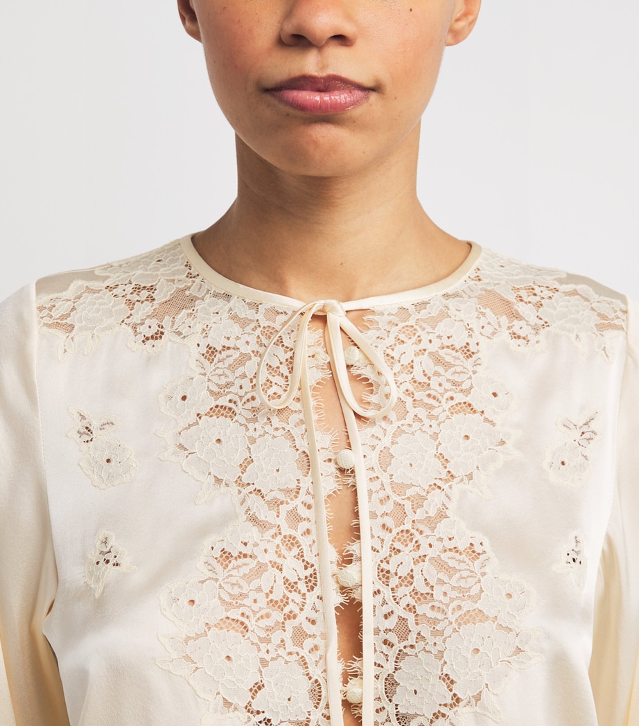 Silk Satin Lucine Top CANDLELIGHT Image 6