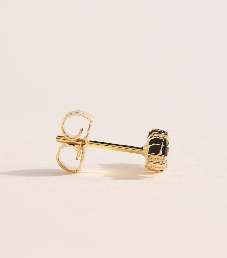 Suzanne Kalan Yellow Gold, Diamond and Sapphire Frenzy Stud Earrings Yg/bs Image 3