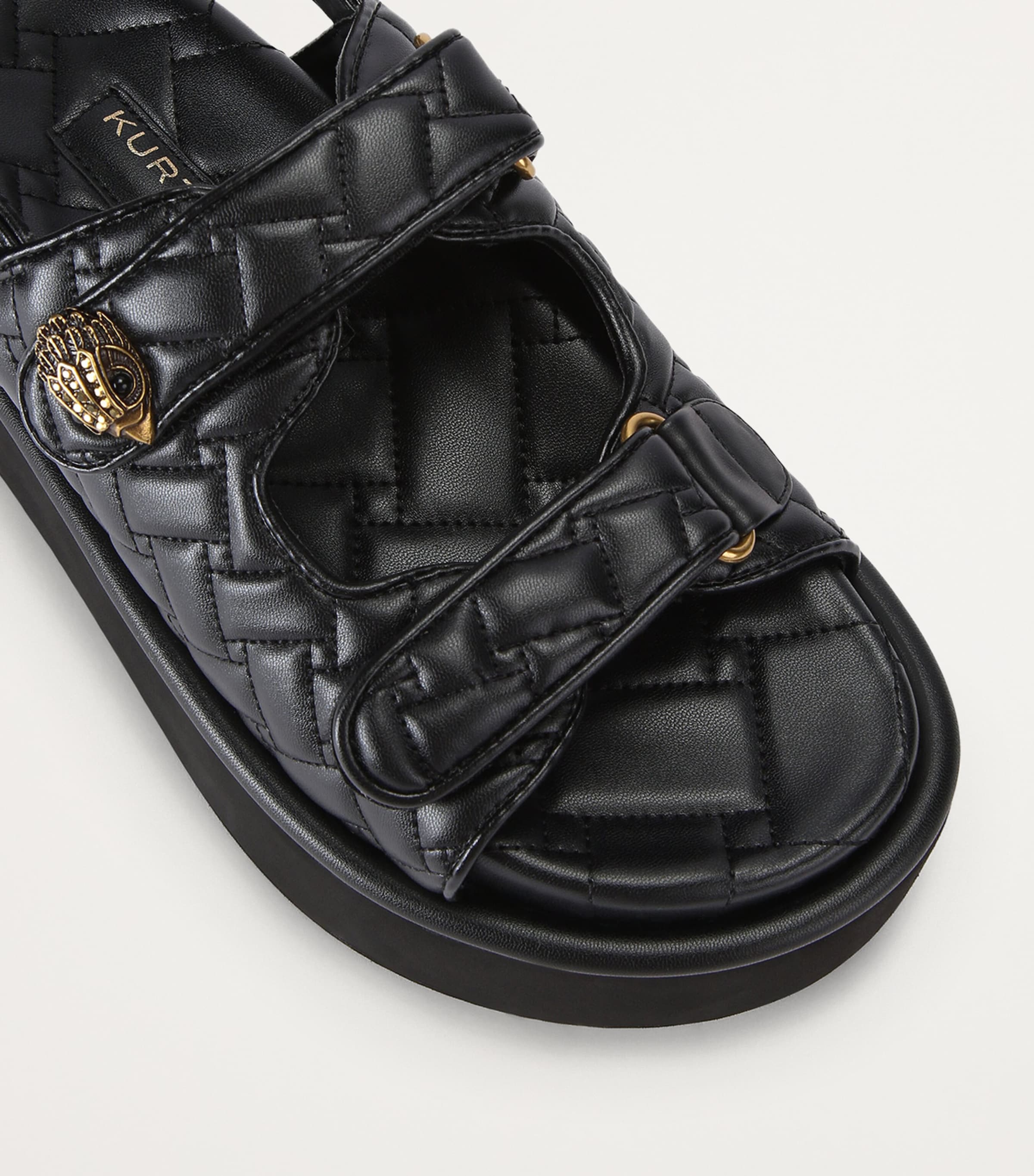 Kurt Geiger London Orson Platform Sandals Black Image 4
