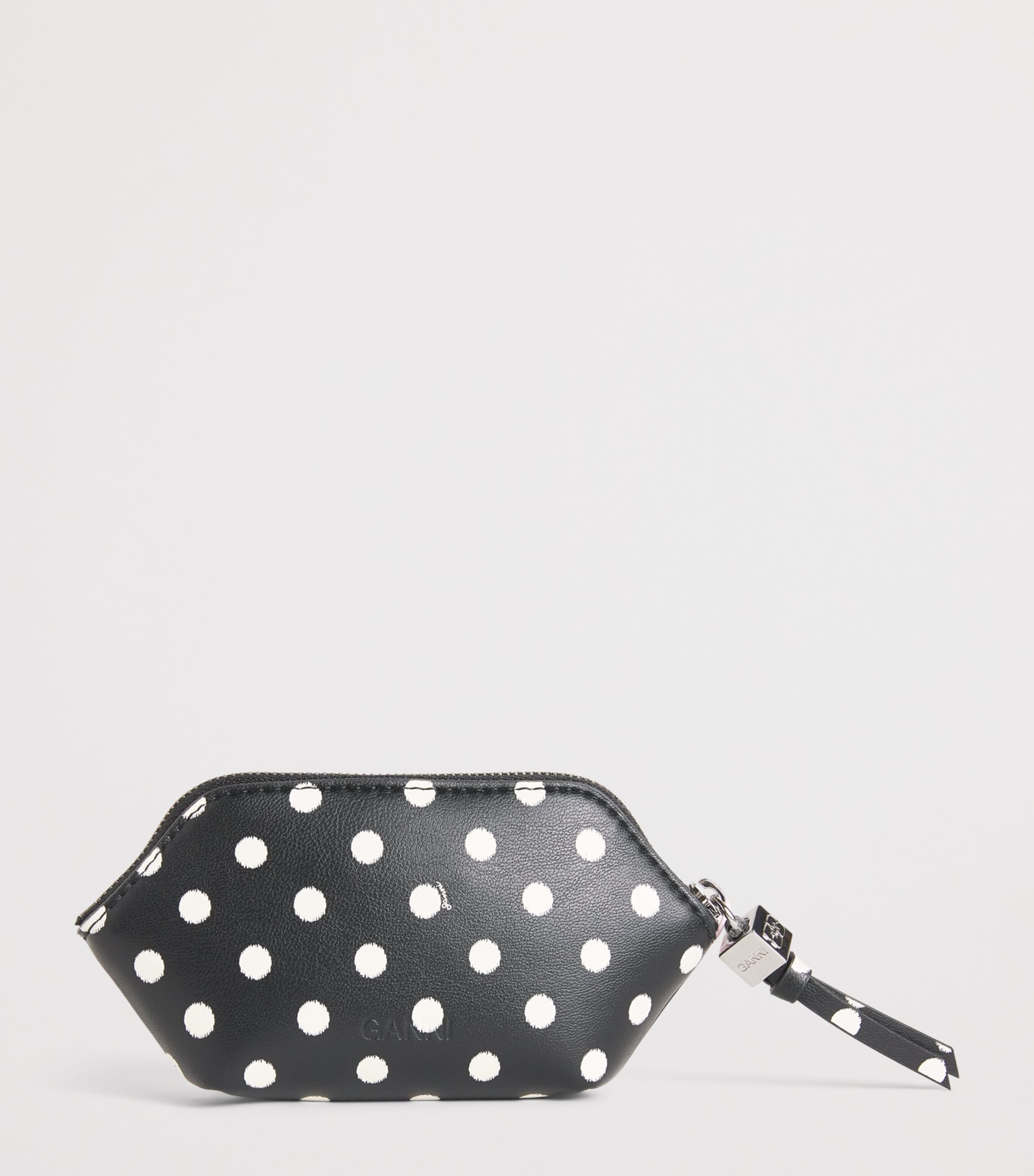 Recycled Leather Bou Coin Purse 099 BLACK Image 2