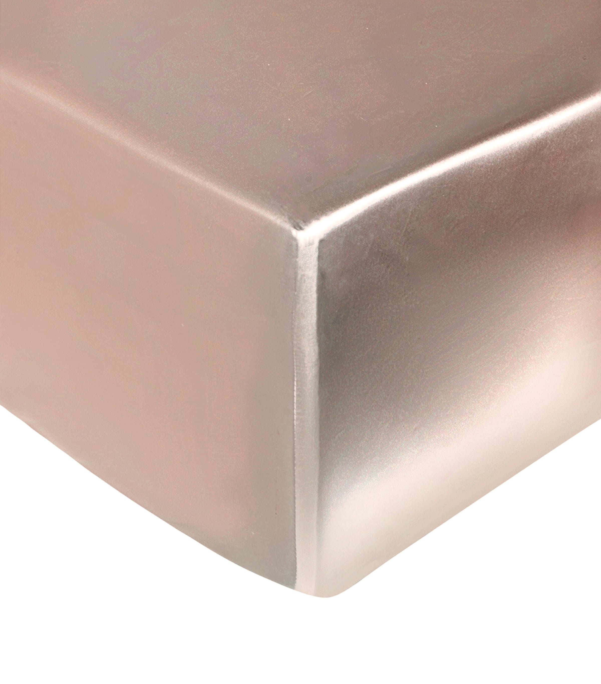 Silk Double Fitted Sheet (140cm x 200cm) BLUSH Image 1