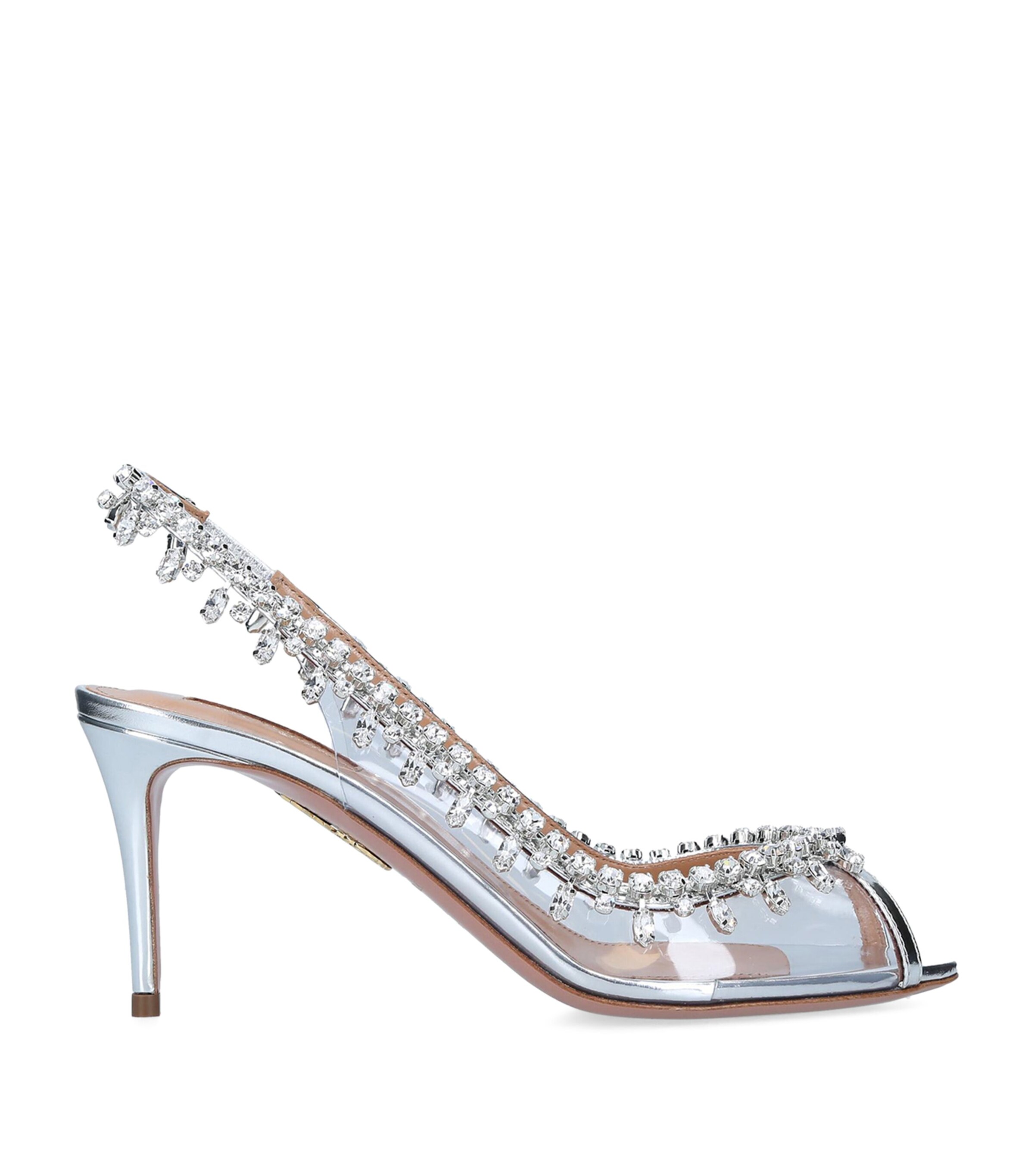 Crystal Temptation Sandals 75 SILVER Image 6