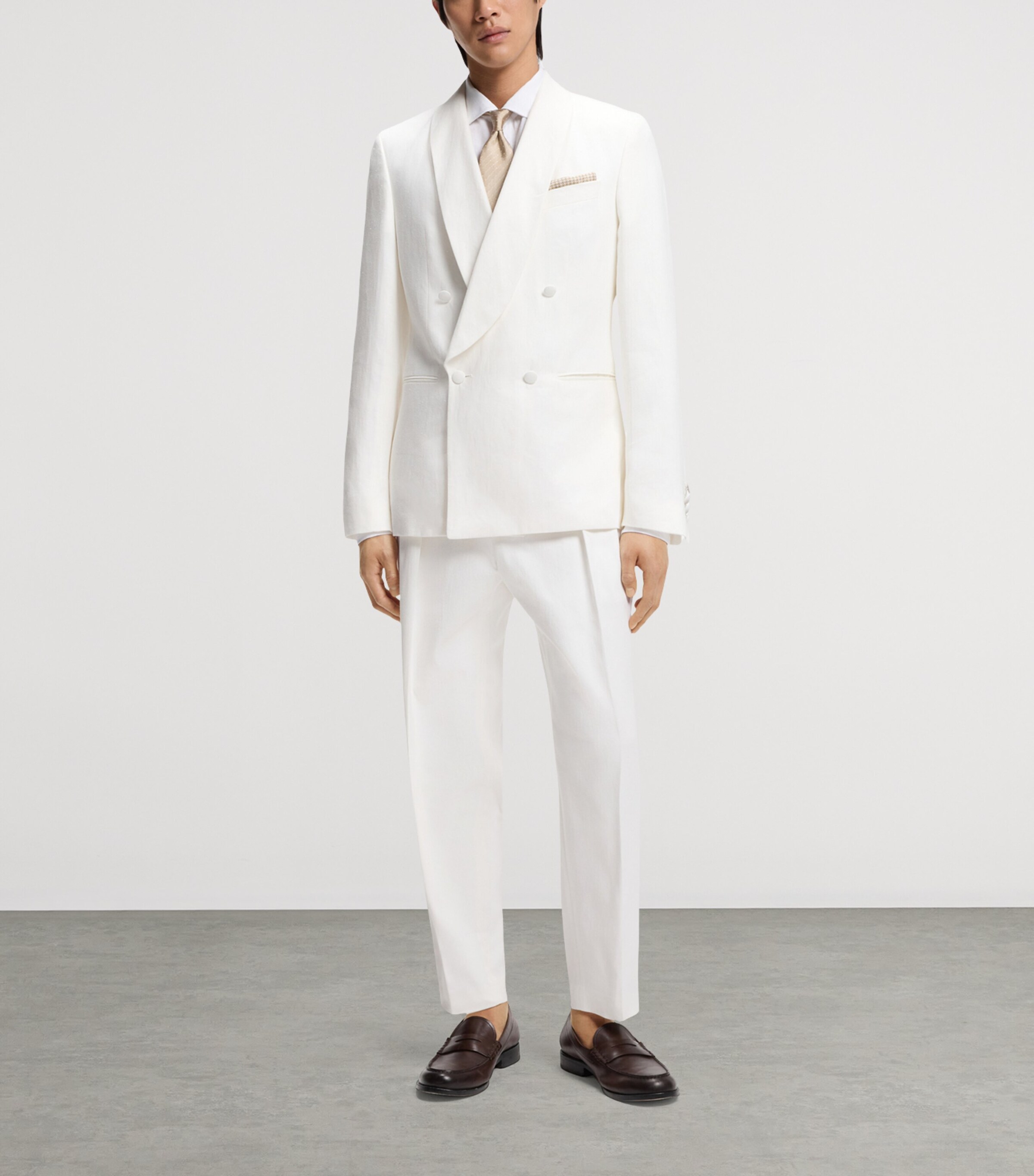 BOSS Mens Linen Regular-Fit Shirt Image 4