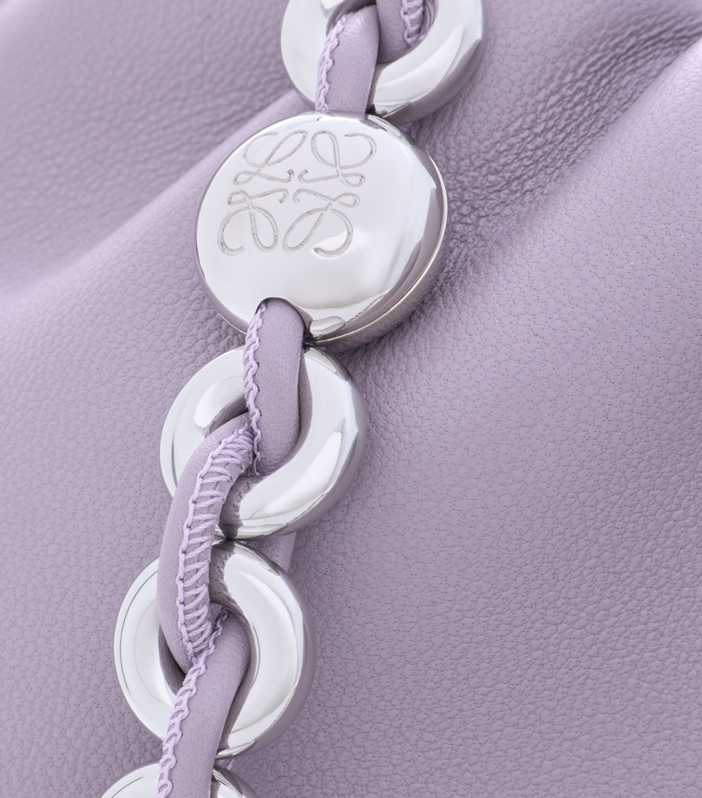 Medium Leather Flamenco Purse DIRTY MAUVE Image 8