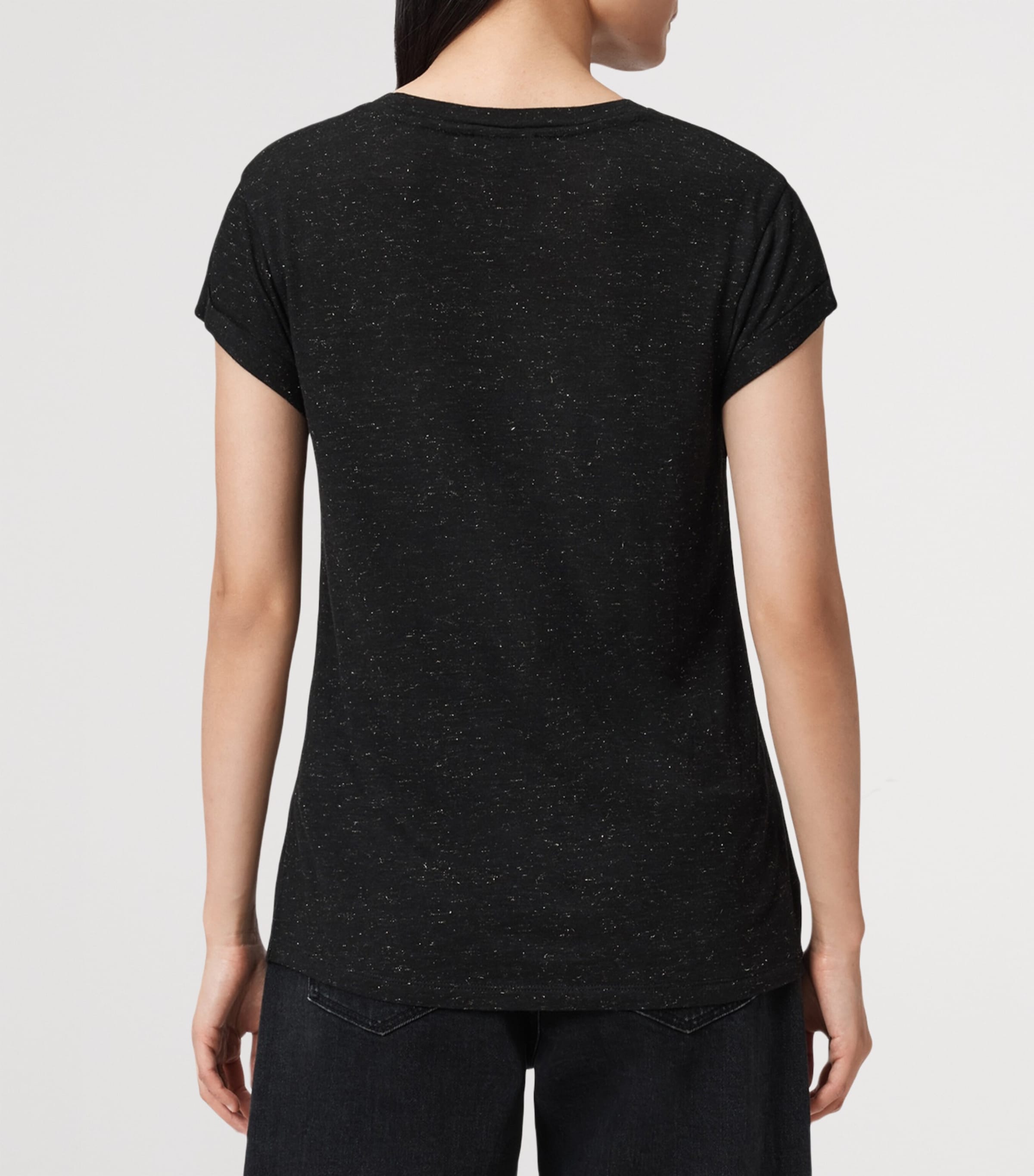 Anna Shimmer T-Shirt BLACK Image 5