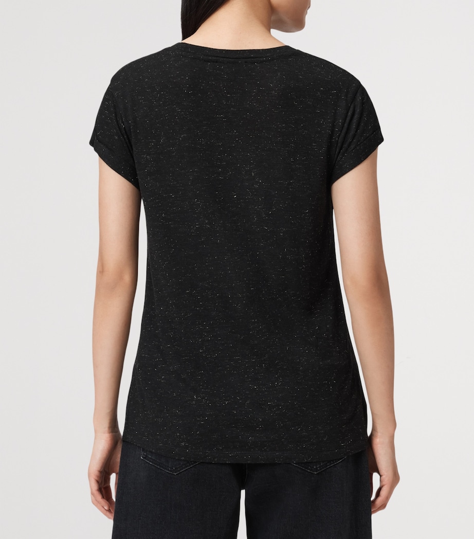 Anna Shimmer T-Shirt BLACK Image 5