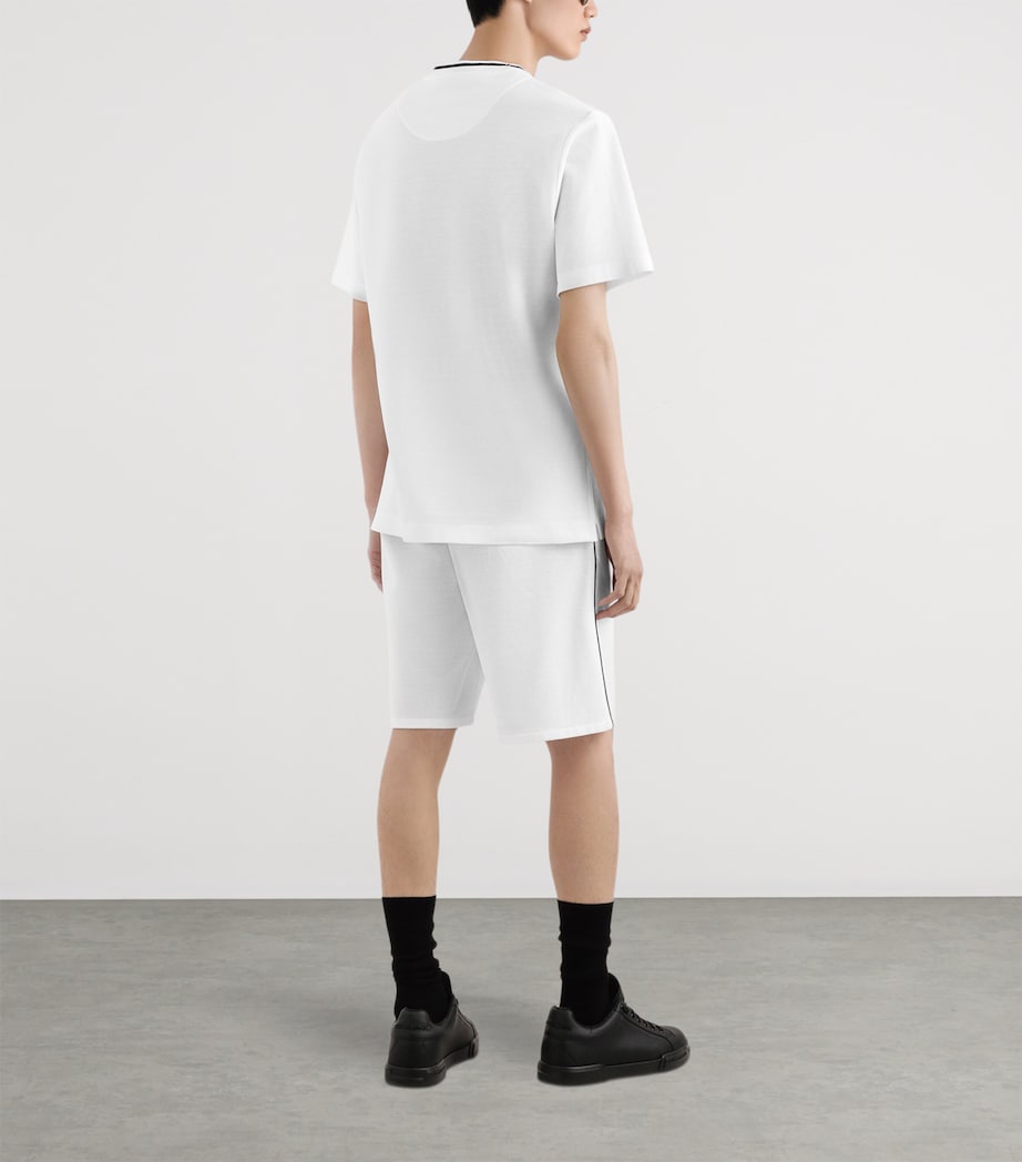 Cotton Piqué T-Shirt W0800-OPTICAL WHITE Image 3