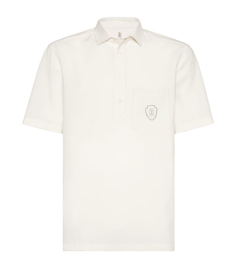 Virgin Wool Polo Shirt CTL60 Image 1