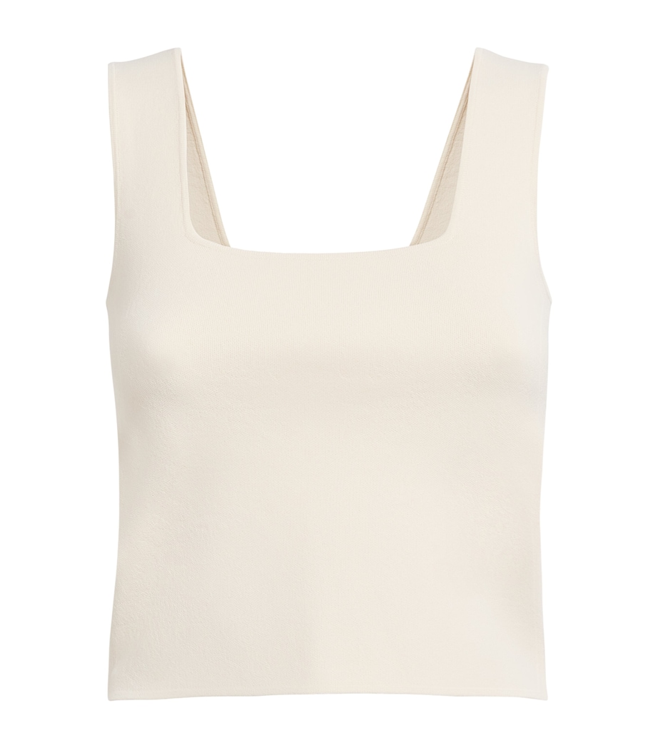 Knitted Tank Top ECRU Image 1