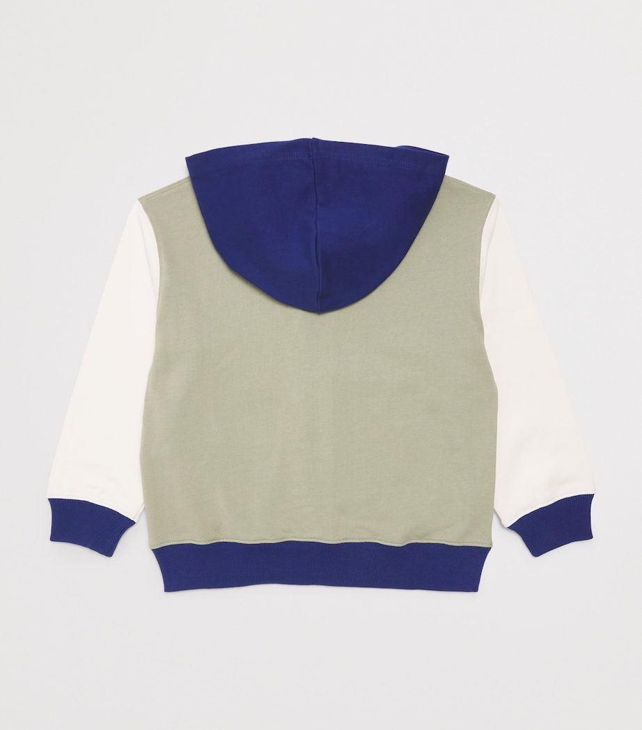 Cotton Zip-Up Hoodie (4-12 Years) 602LIME Image 2