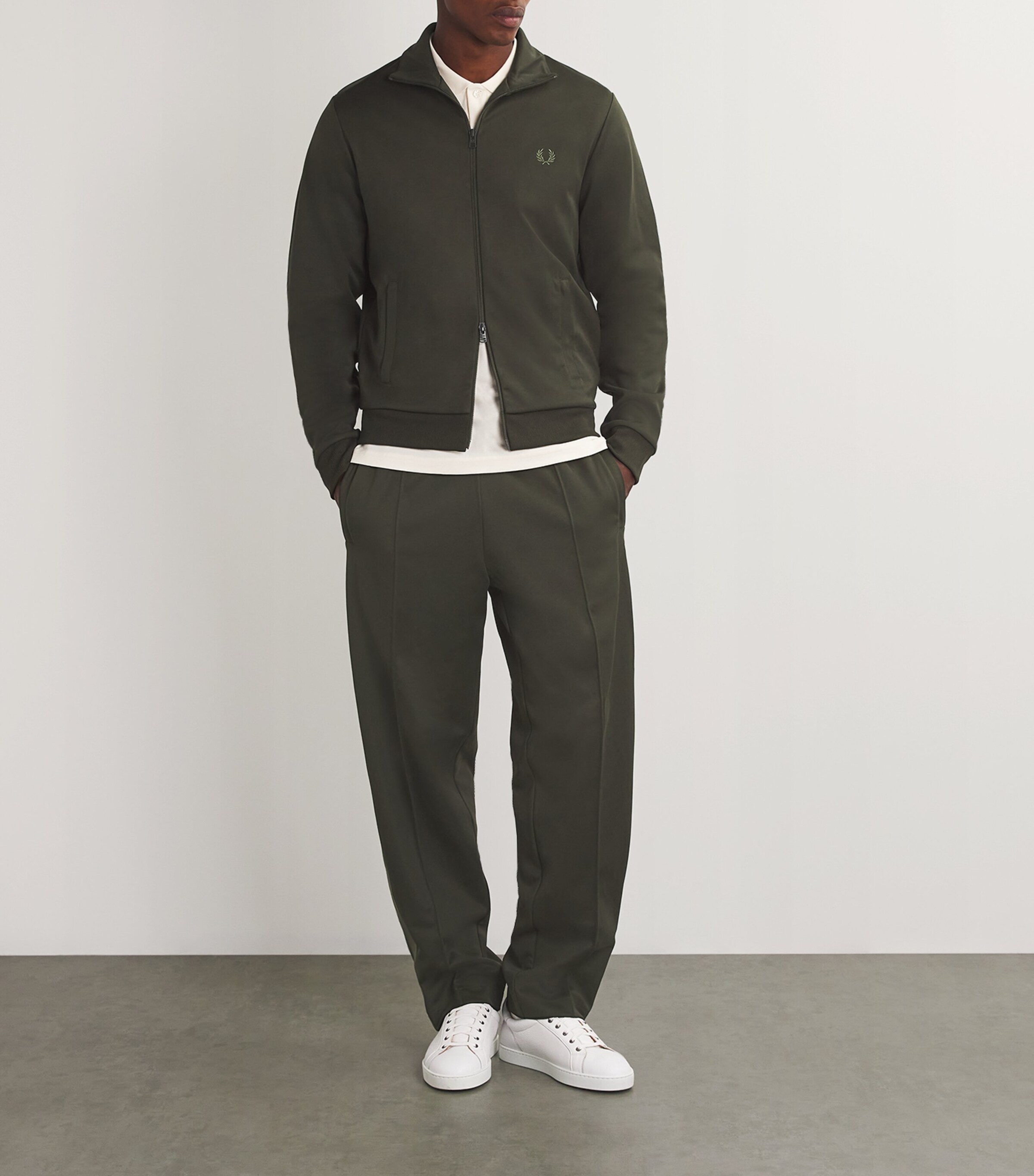 Tape Track Jacket 408-HUNTING GREEN Image 2