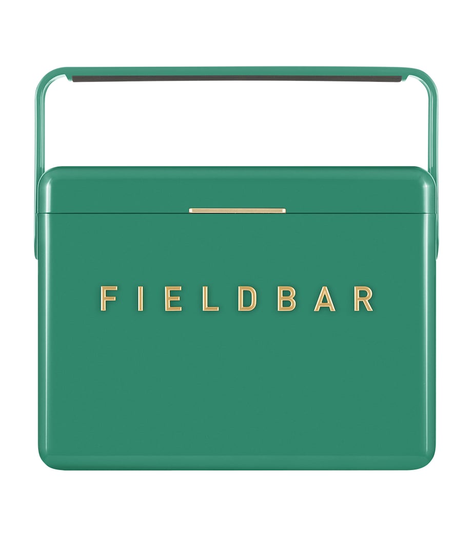 Mini Bar Cooler Box with Leather Sling (4L) GREEN Image 1