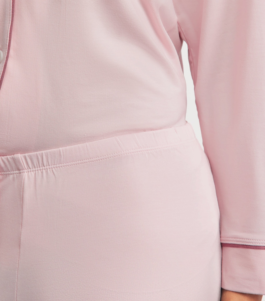 Eberjey Womens Gisele Pyjama Set Ppfig Pale Pink Image 3