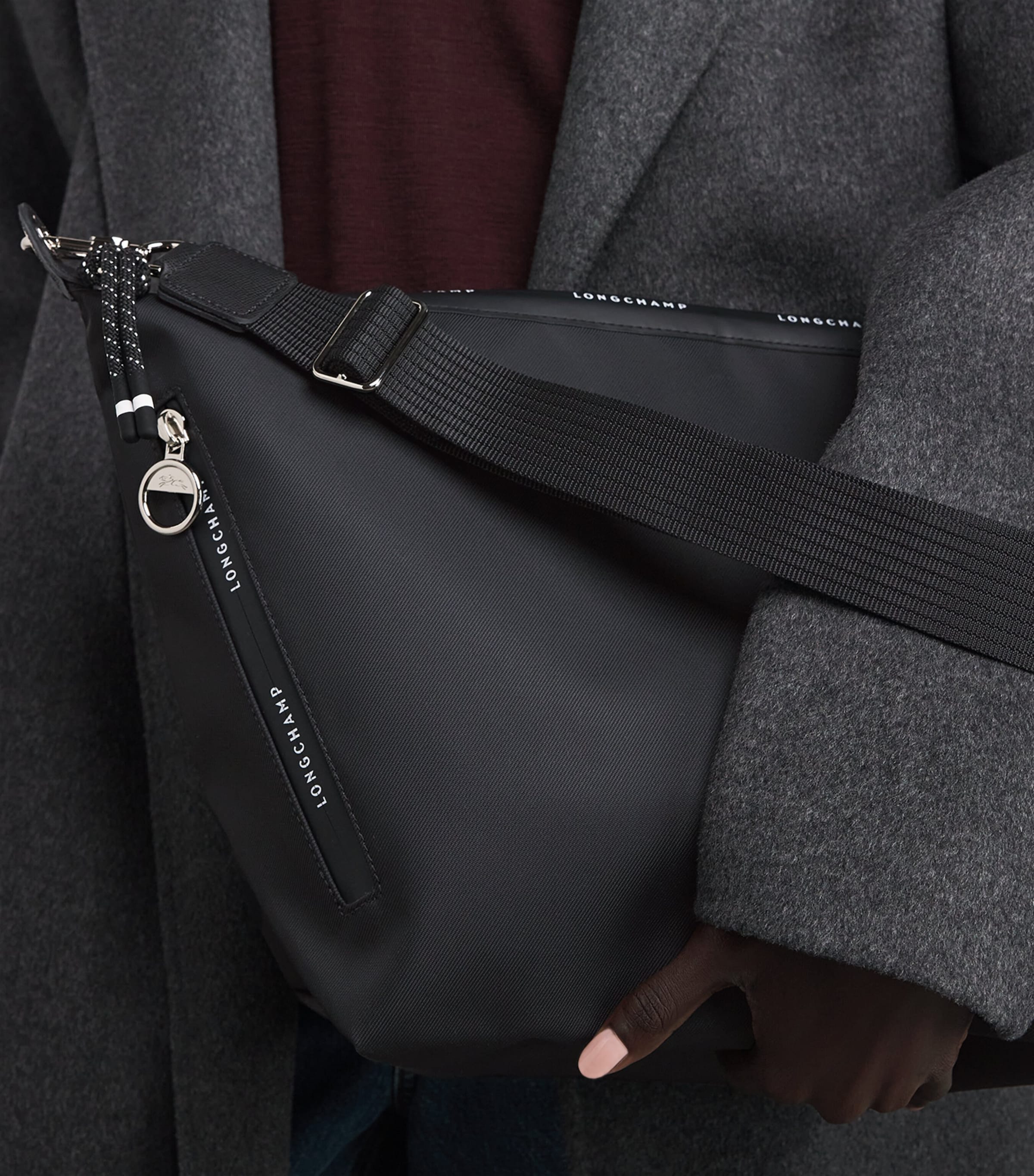 Longchamp Le Pliage Energy Cross-Body Bag Black Image 5