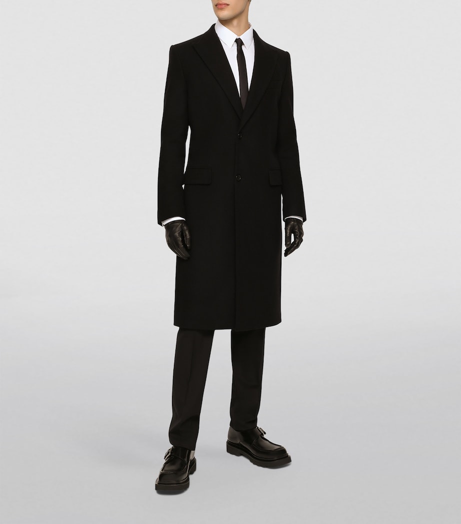Wool Coat N0000-BLACK Image 4