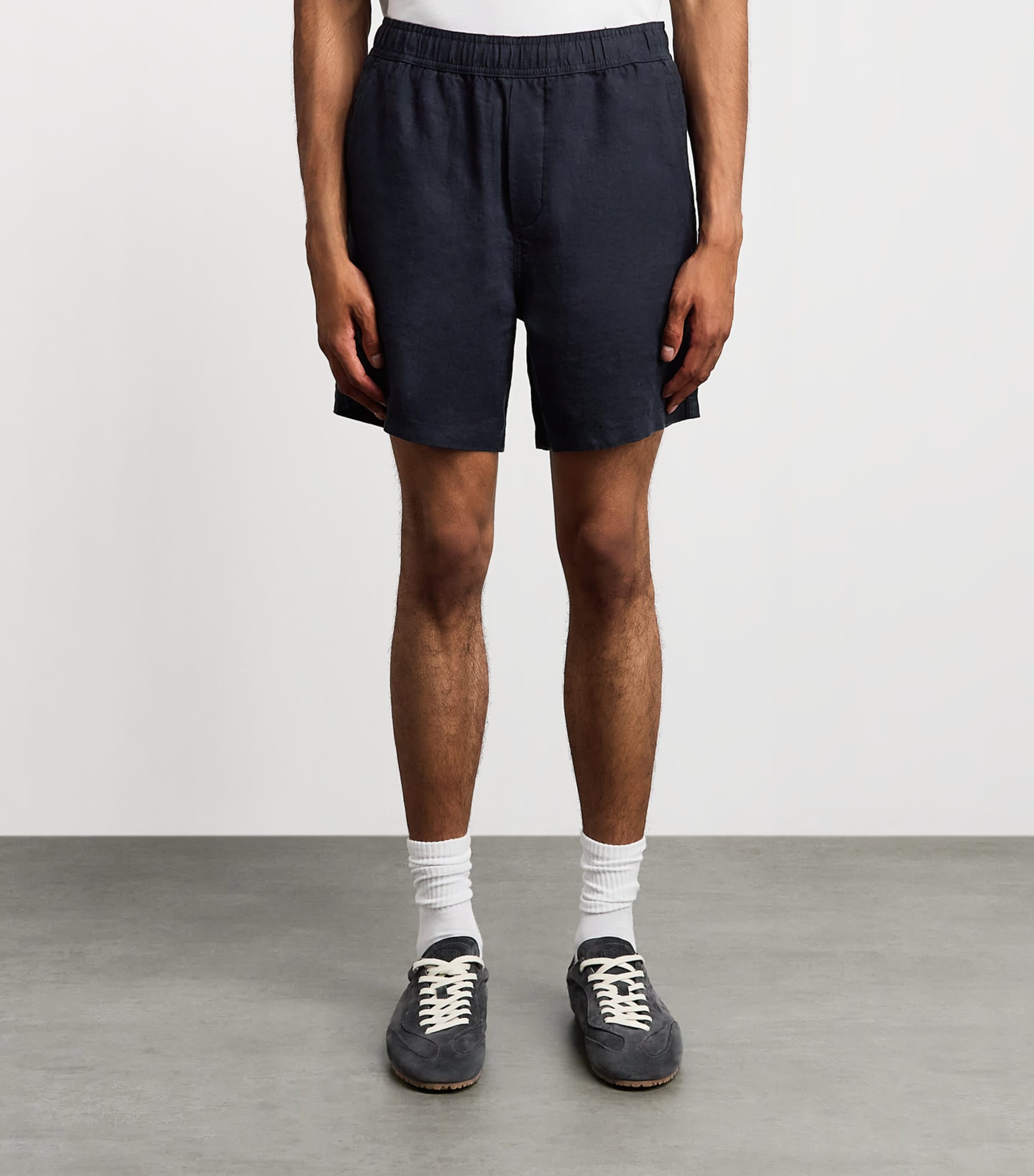 Samsøe Samsøe Mens Linen Chino Shorts Salute Image 4