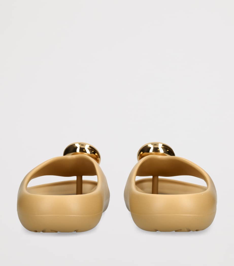 x Paula's Ibiza Foam Bubble Slides CREAM Image 2