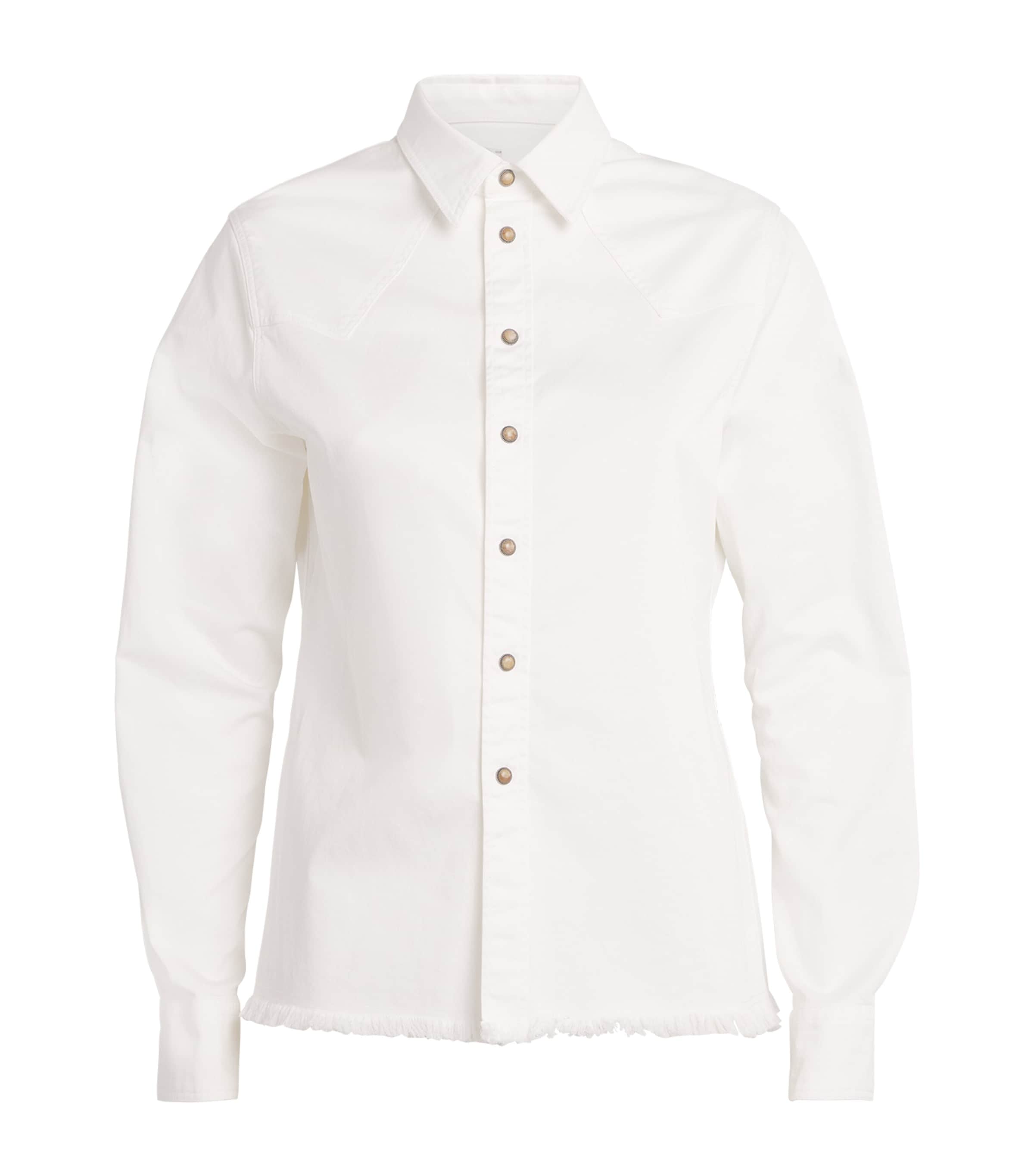 Shop Eleventy Denim Shirt