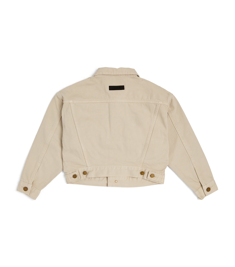 Logo-Patch Denim Jacket (2-16 Years) SILVER CLOUD Image 3