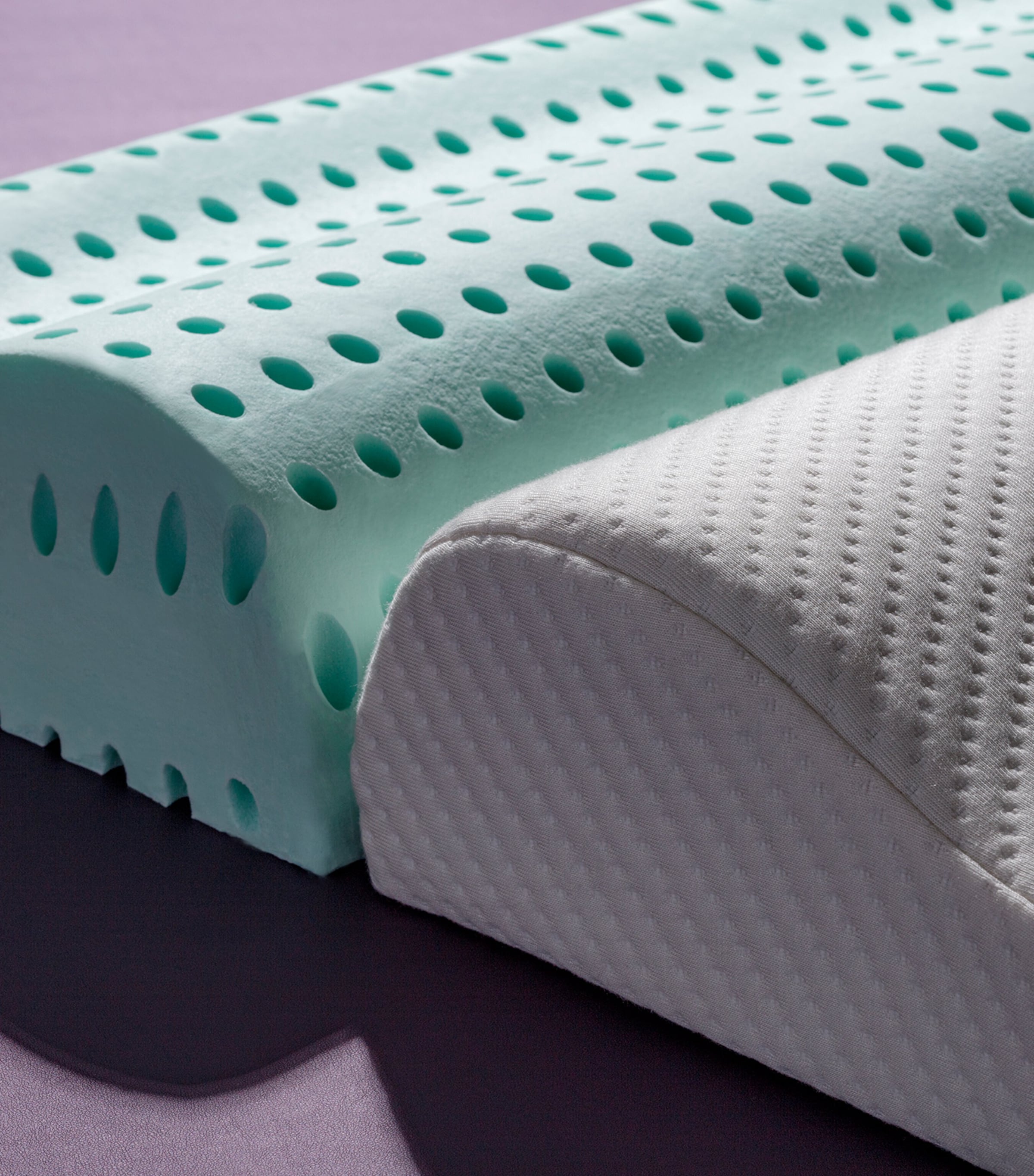 Memory Foam Ortho-Shape Pillow WHITE Image 6