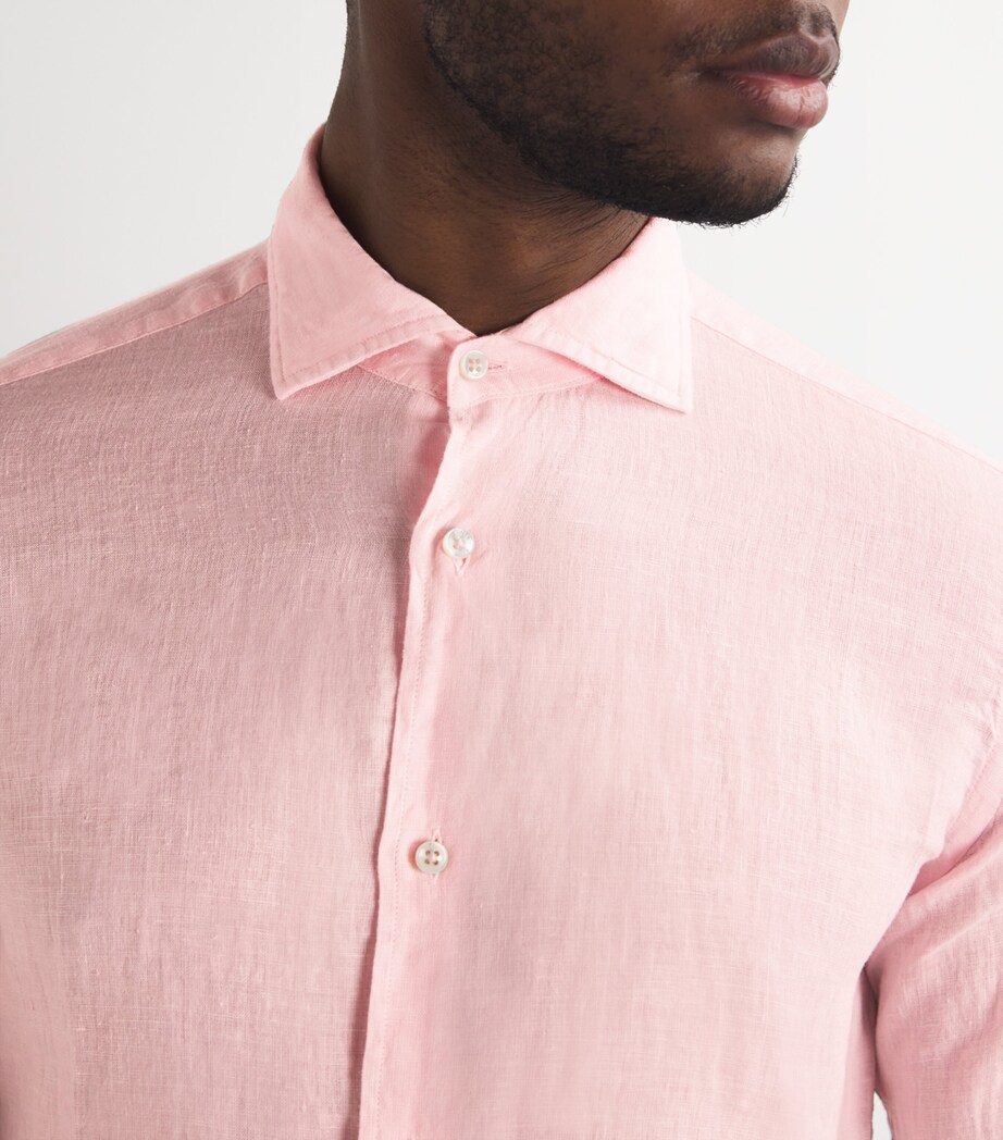 Fedeli Mens Linen Nick Shirt Image 6