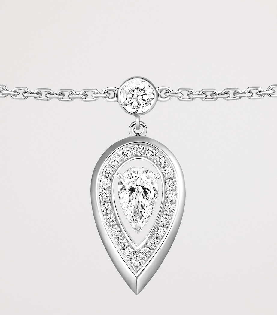 Messika Fiery White Gold and Diamond Ankle Bracelet White Gold Image 3