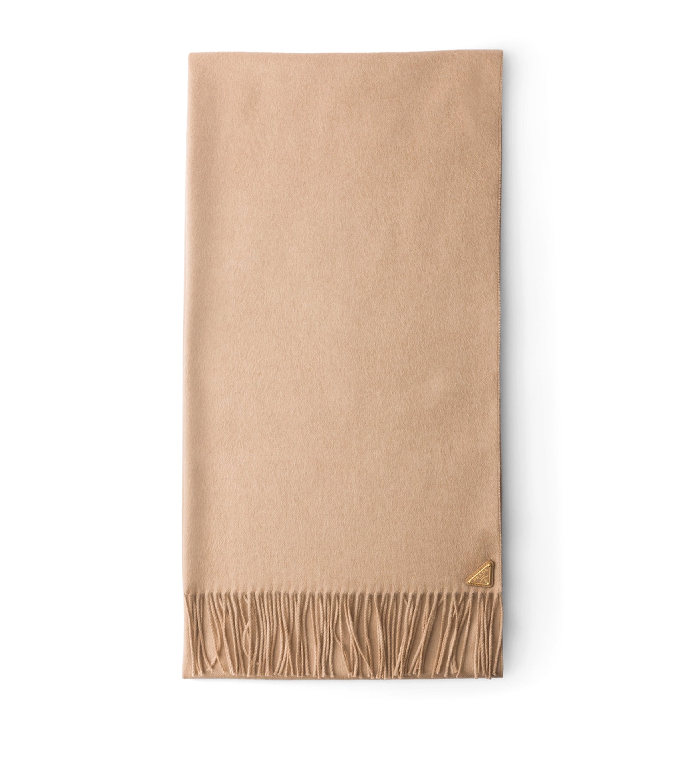 Prada Silk-Cashmere Scarf Brown Image 1