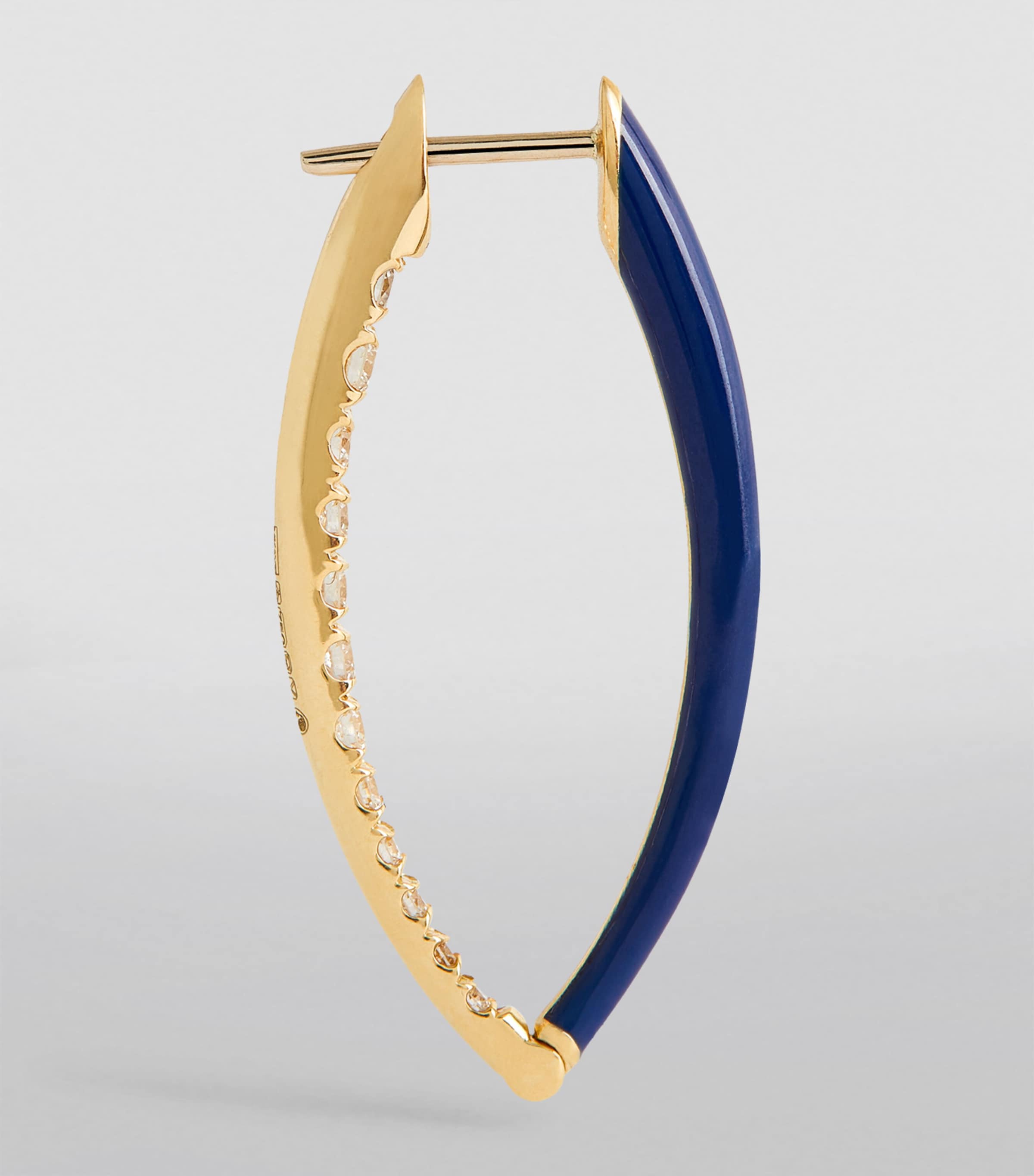 Melissa Kaye Yellow Gold and Diamond Cristina Earrings Yellow Gold Image 3