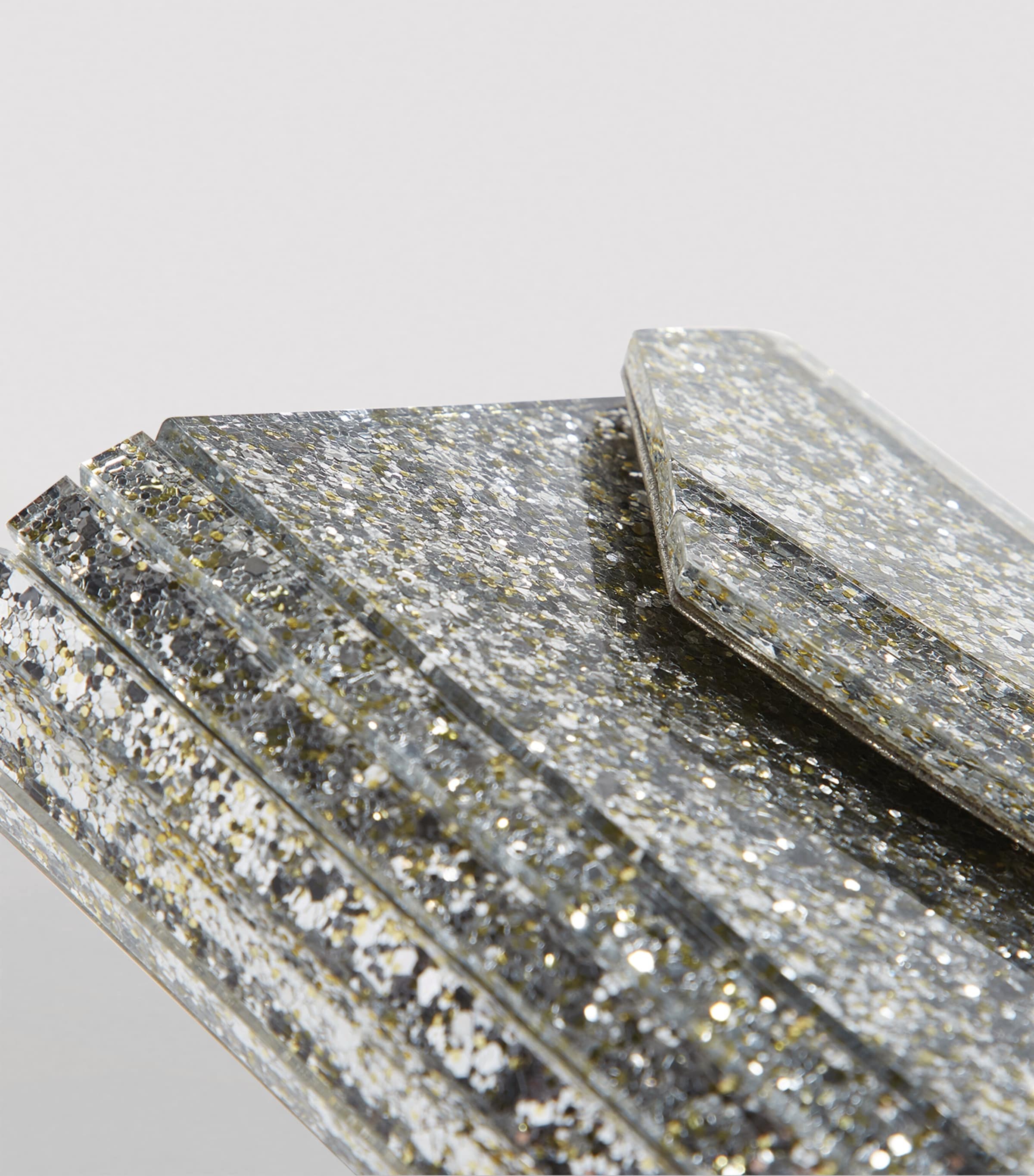 Glitter Candy Clutch Bag CHAMPAGNE Image 9