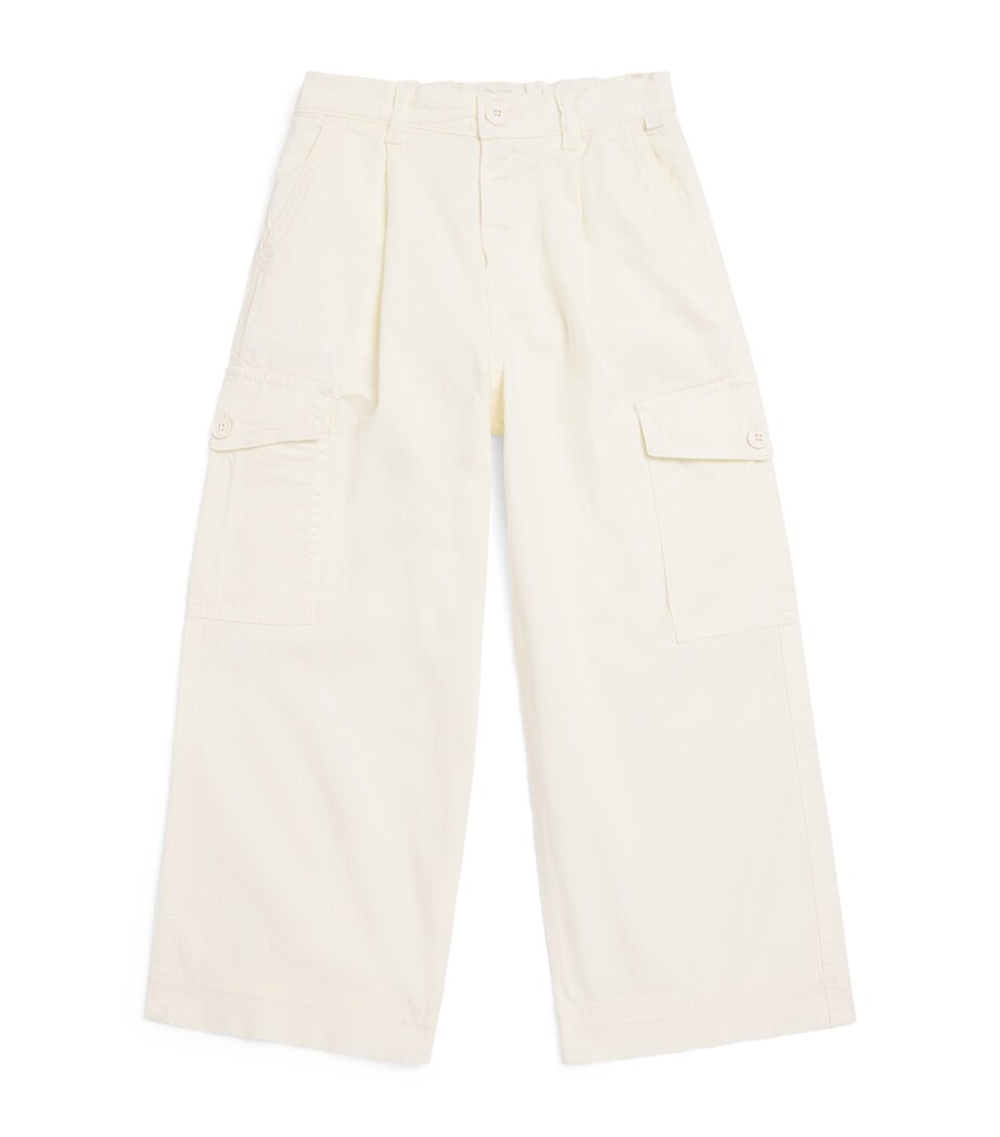 Il Gufo Cotton Straight Trousers (3-12 Years) Milk Image 1