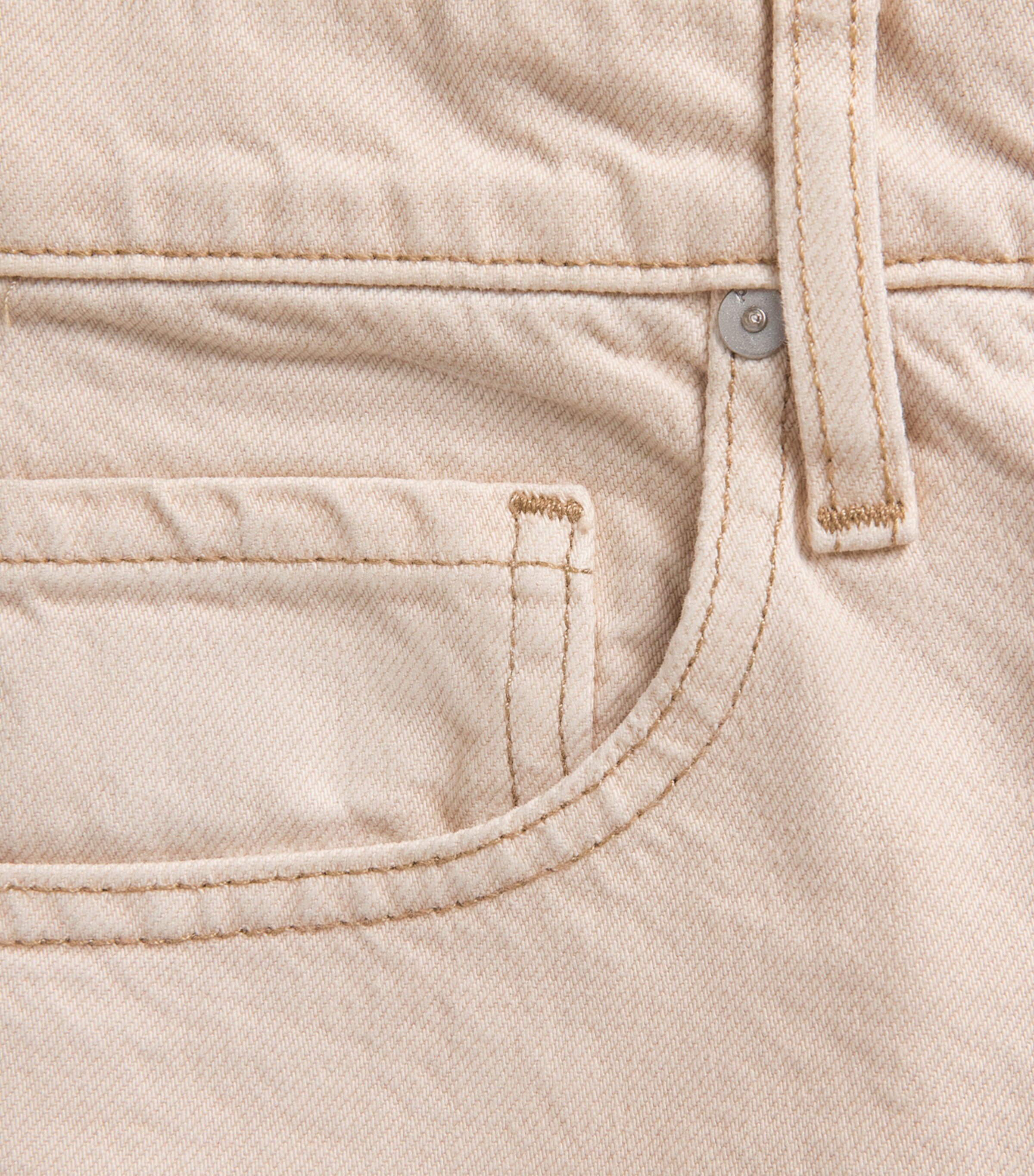 PAIGE Mens Denim Bermuda Shorts Ecru Natural Image 6