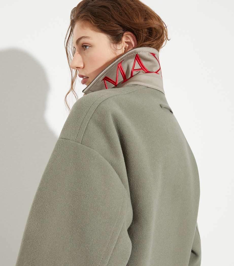 Virgin Wool Coat SAGE Image 6