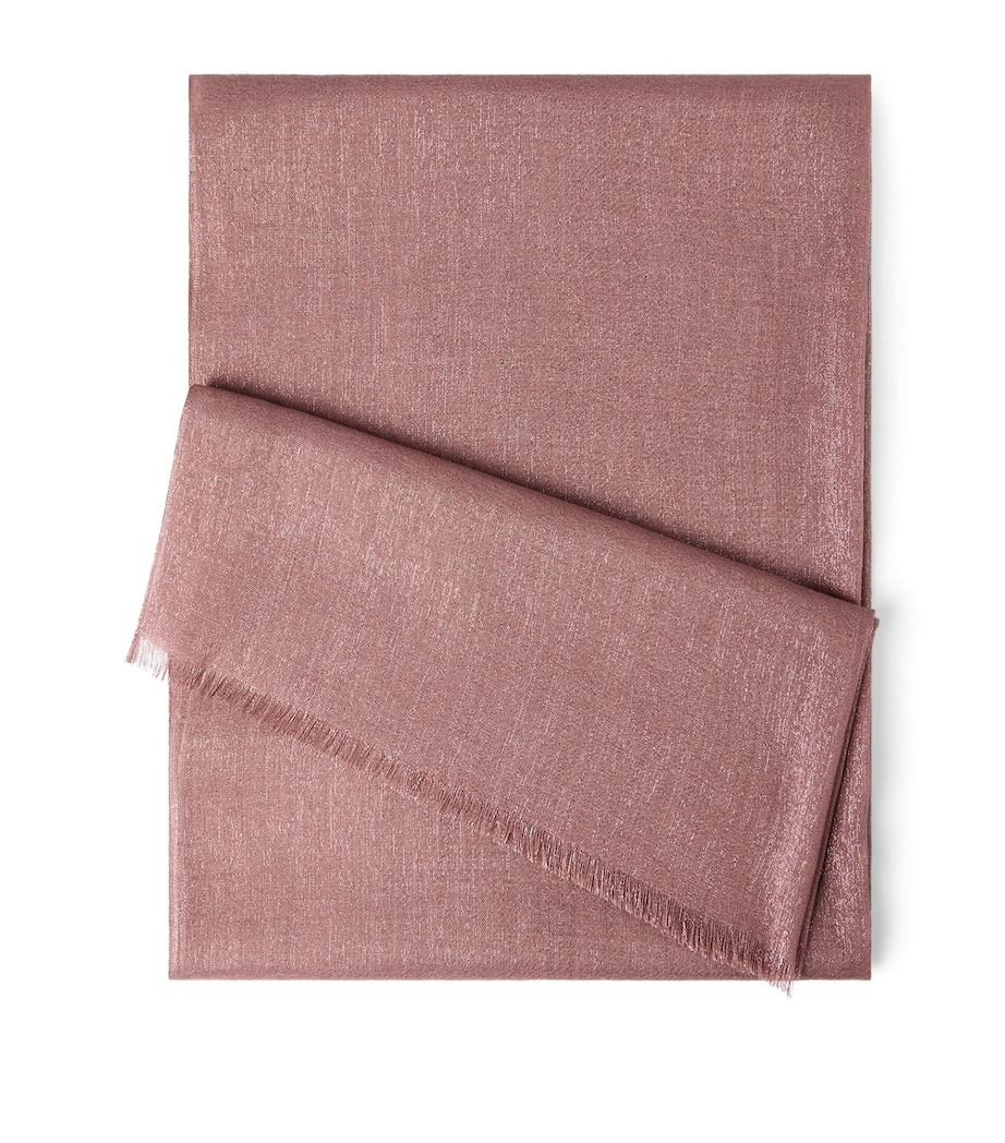 Brunello Cucinelli Cashmere-Silk-Blend Scarf Image 1