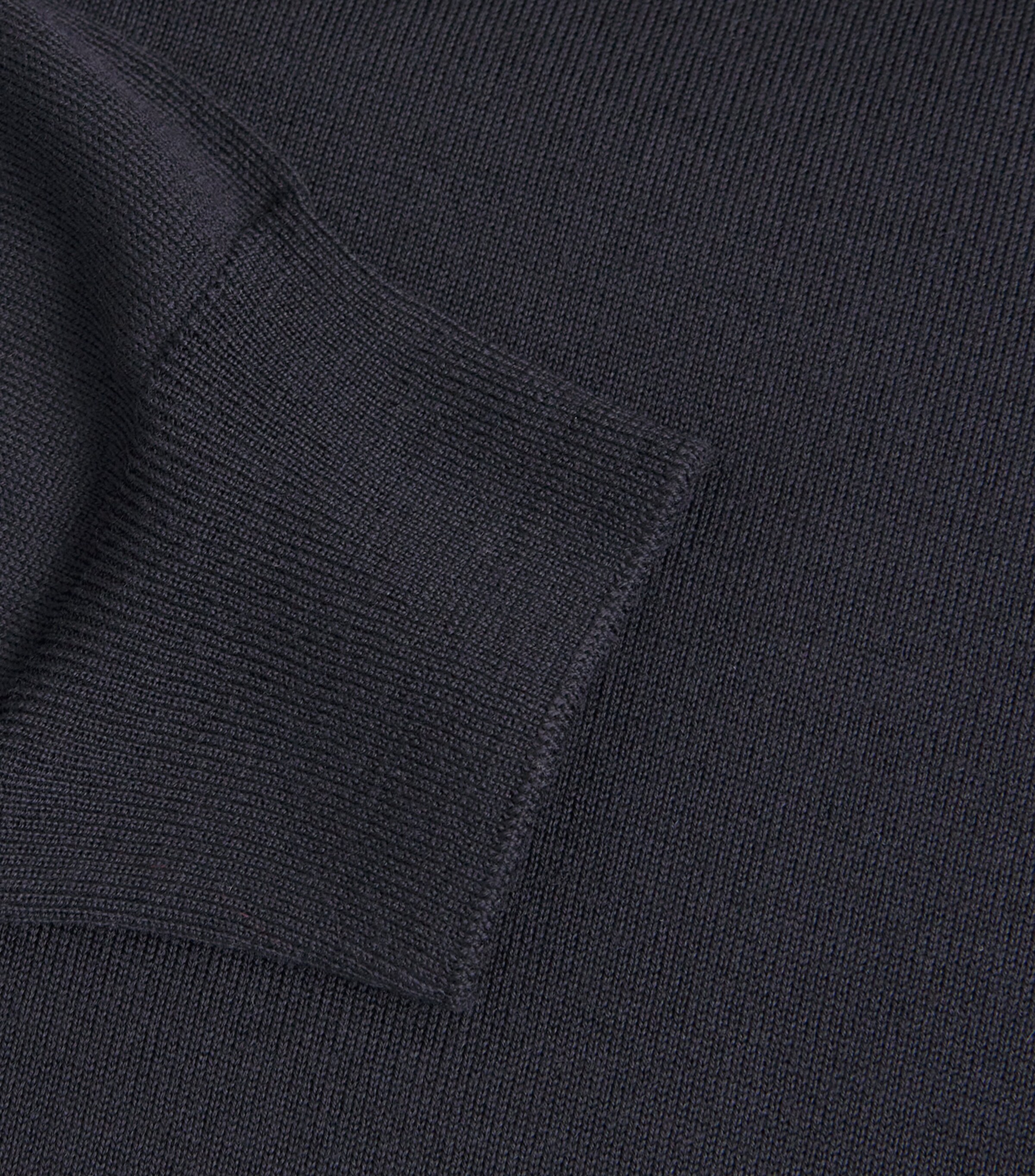 Virgin Wool Crew-Neck Sweater 850-NAVY Image 5