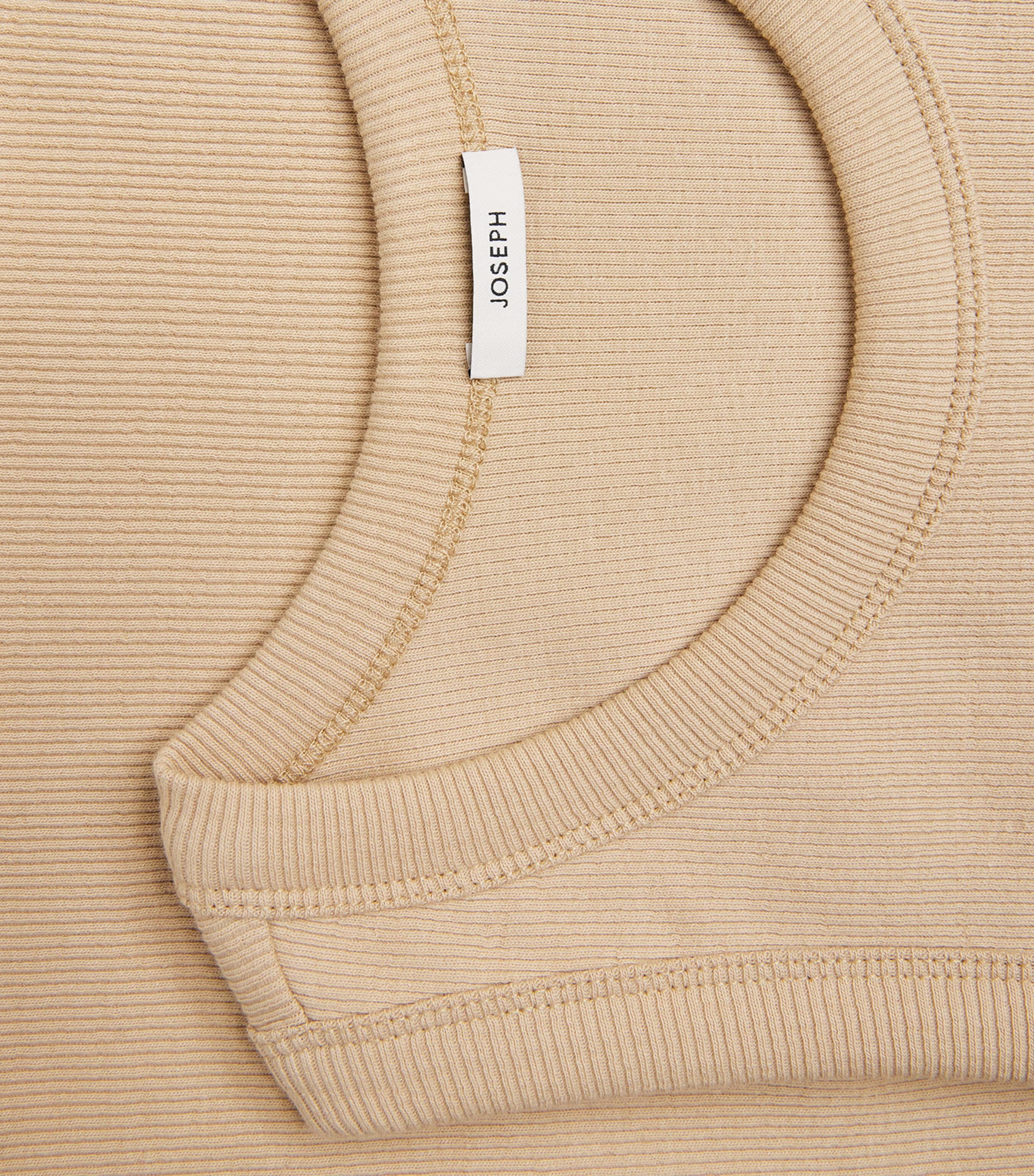 Stretch-Cotton Yeux Tank Top POWDER Image 5