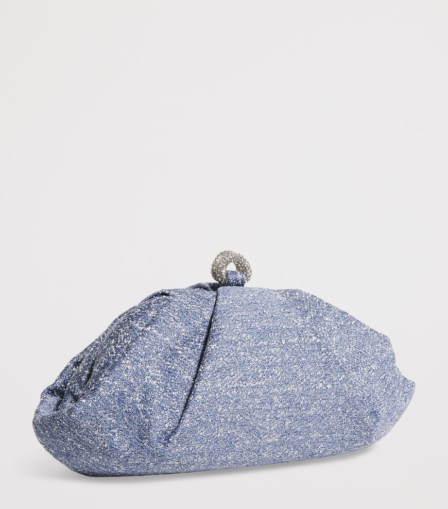 Denim Sparkle Gemma Clutch Bag SSKBL SPAKLE BLUE Image 3