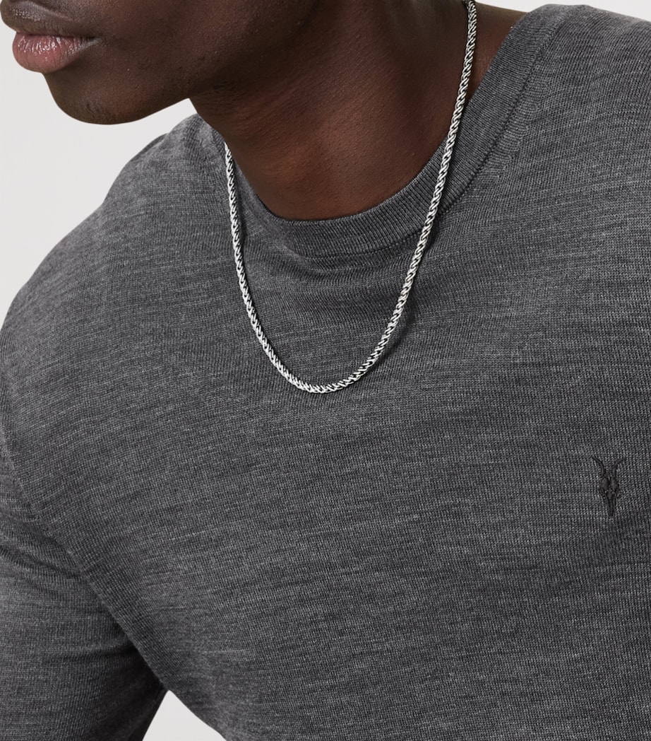 Merino Wool Mode Sweater MONUMENT GREY Image 9