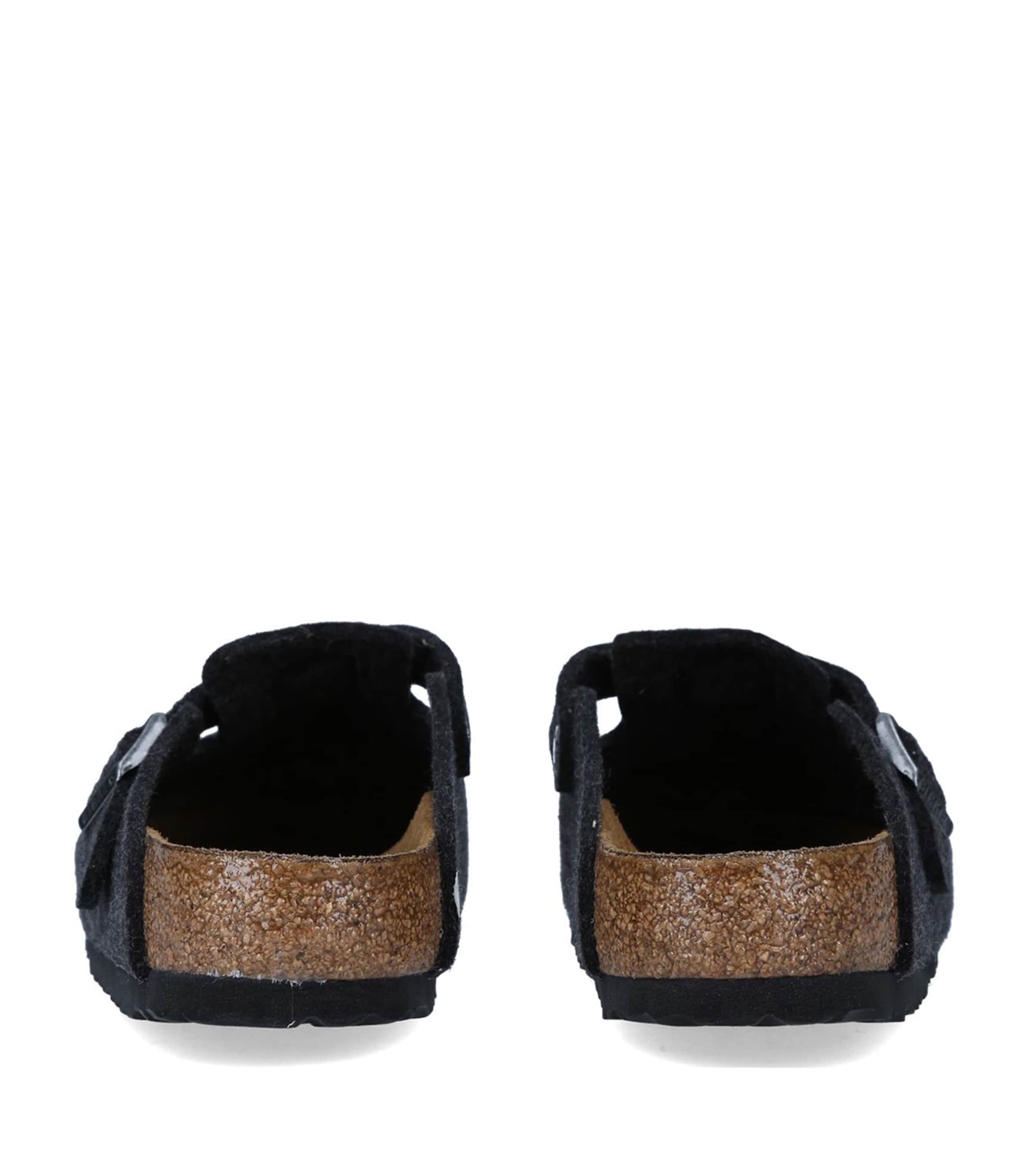 Birkenstock Wool Boston Sandals Grey Image 2