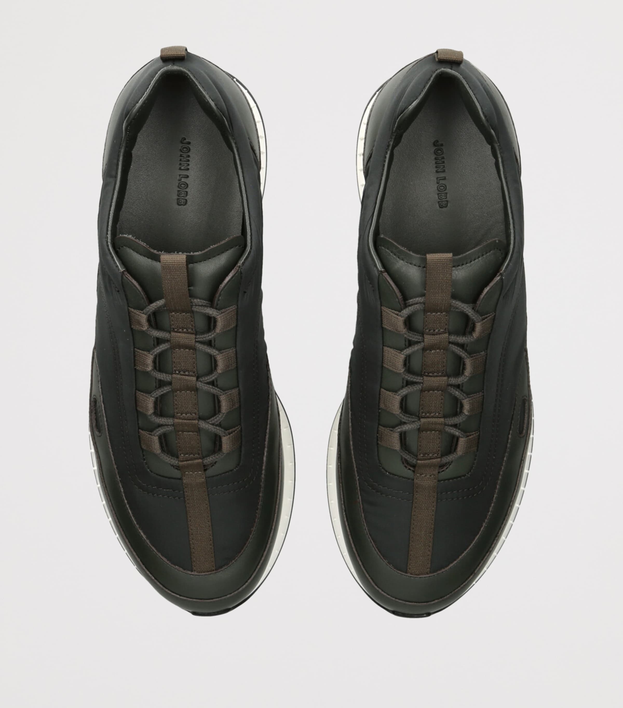 Stream Laced Sneakers DARK GREEN Image 4