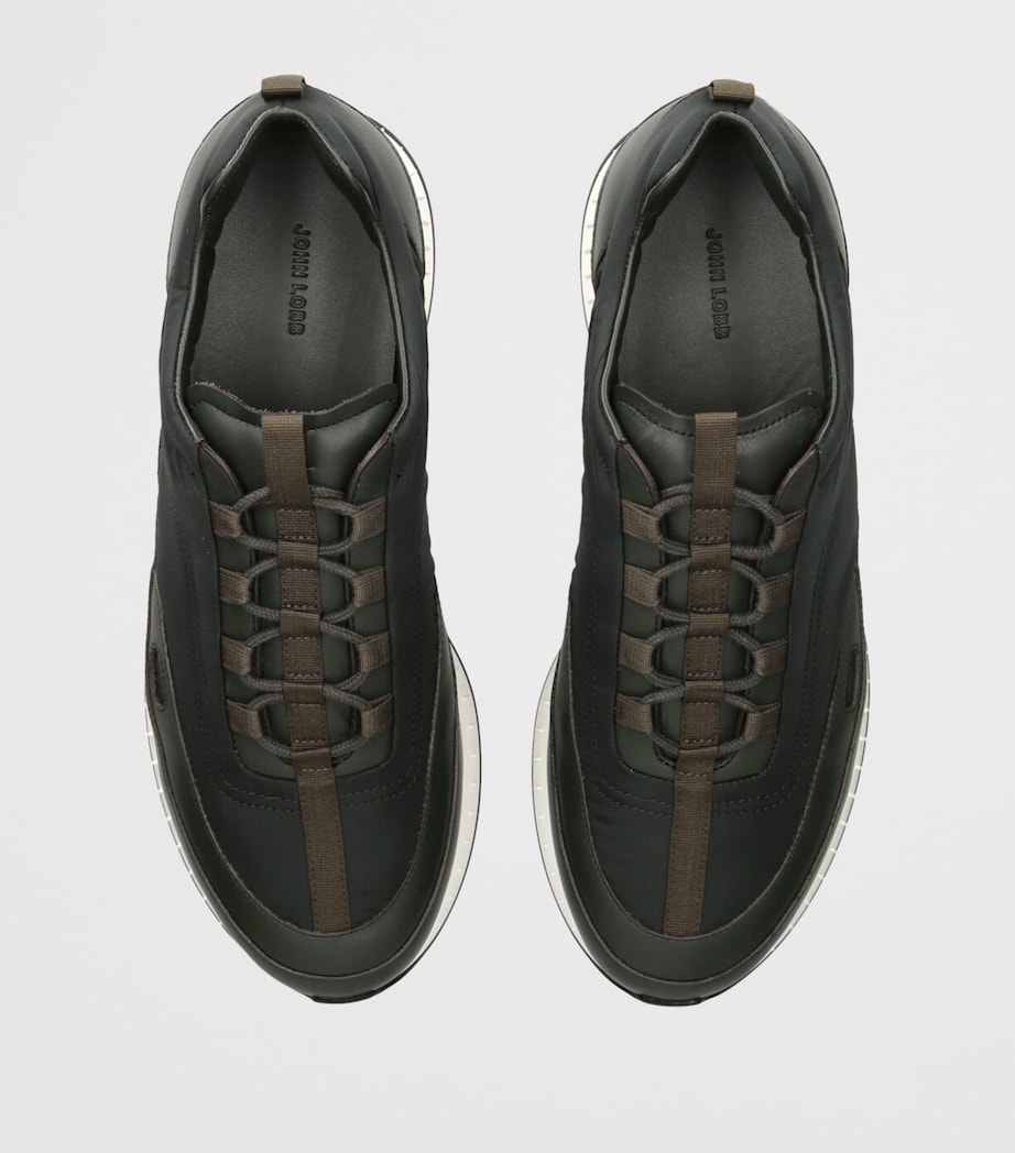 Stream Laced Sneakers DARK GREEN Image 4