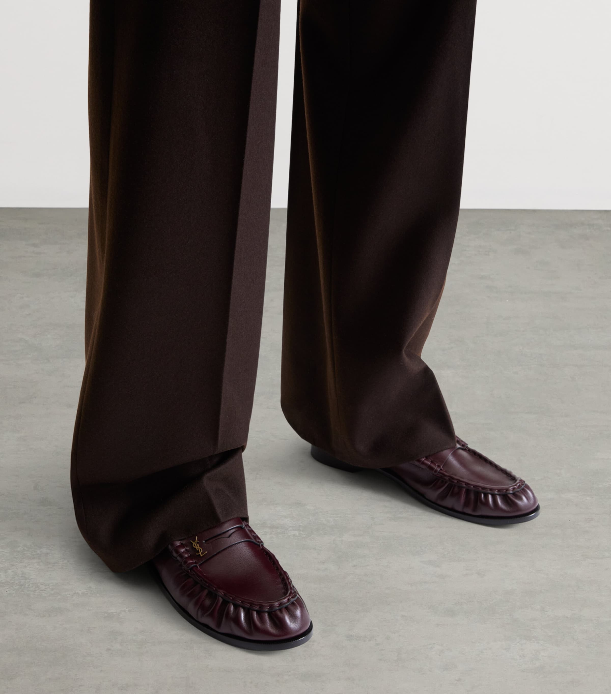 Saint Laurent Leather Le Loafers Image 2