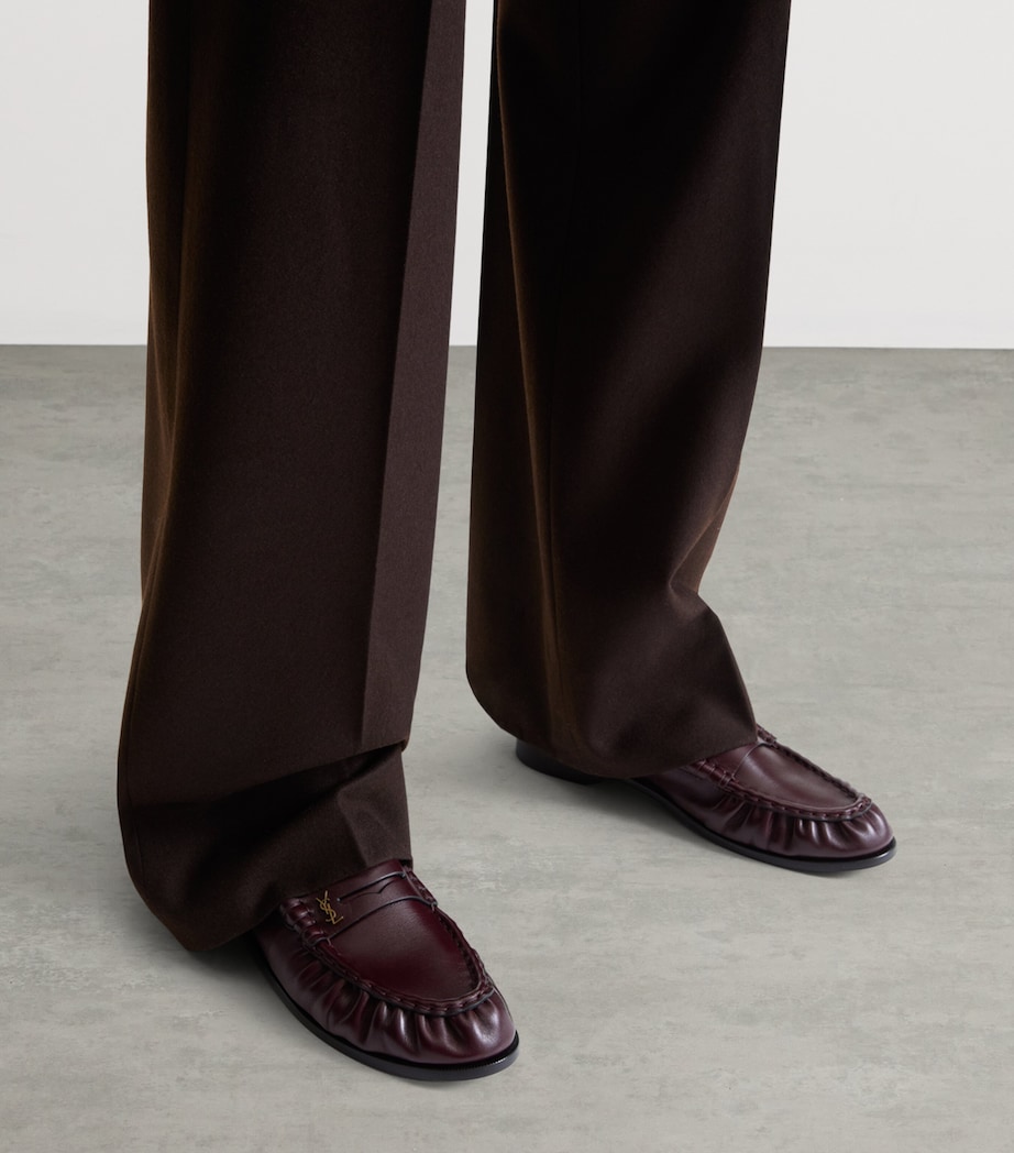 Saint Laurent Leather Le Loafers Image 2