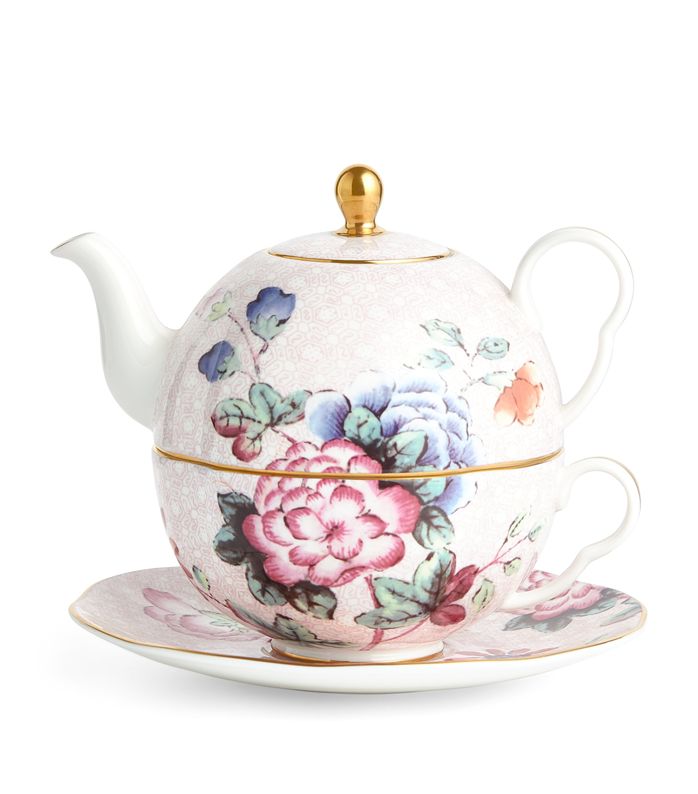 Bone China Cuckoo Tea For One Teapot Set MULTI Image 10