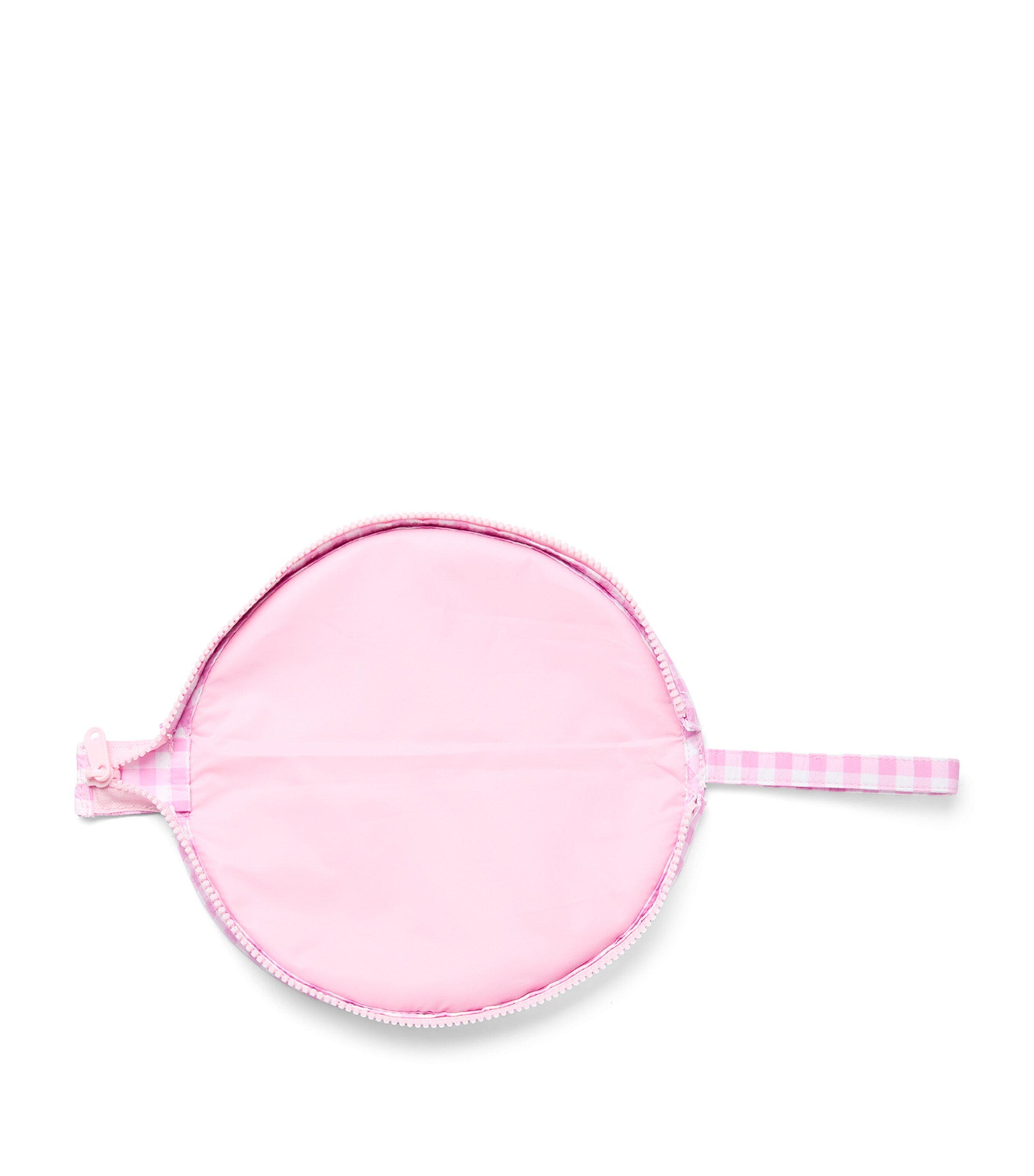Gingham Print Make-Up Pouch PINK GINGHAM Image 3