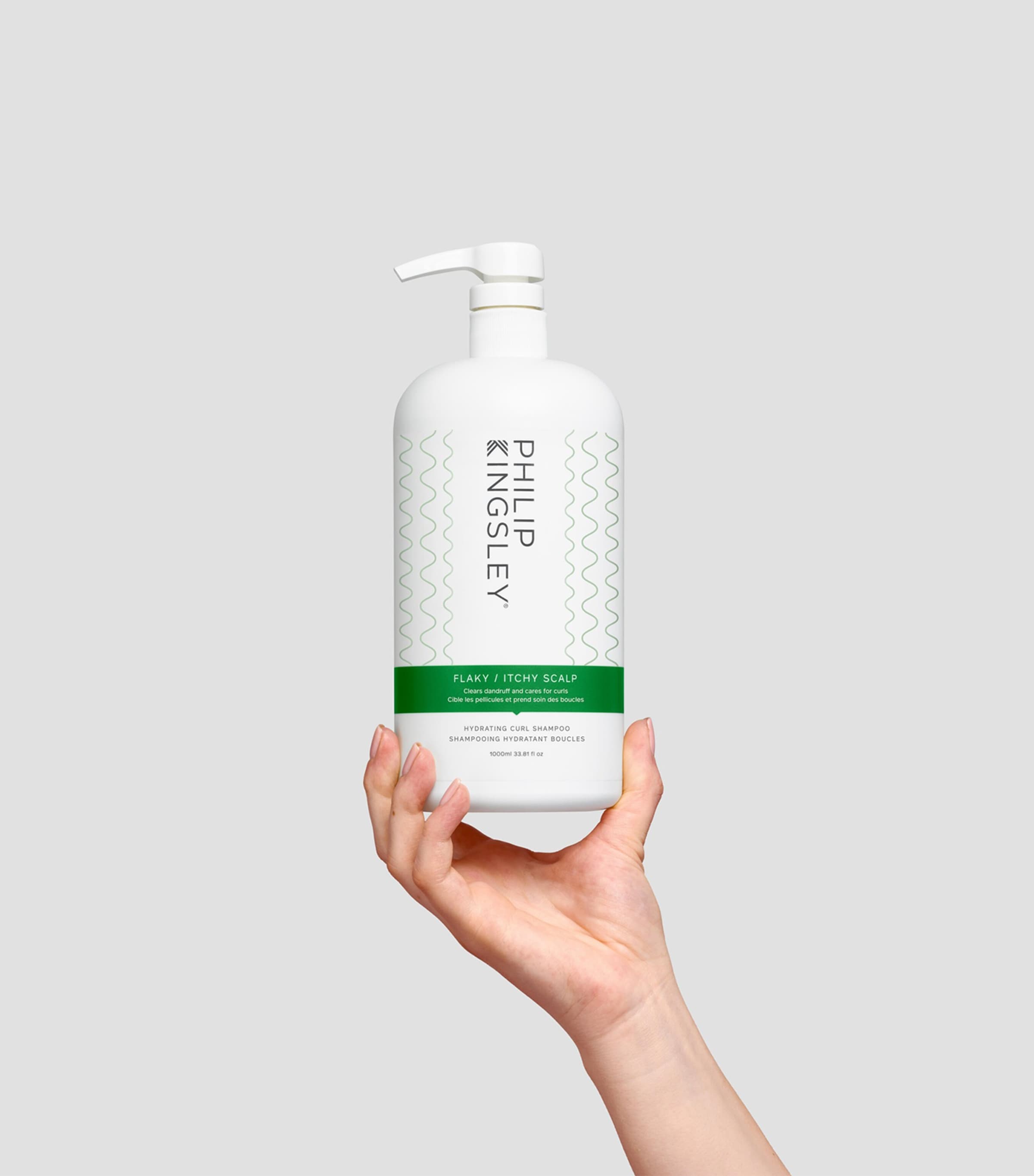 Flaky Itchy Scalp Hydrating Curl Shampoo (1L) NO COLOUR Image 5