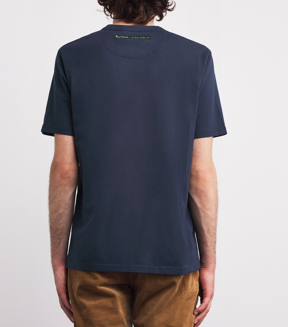 x Paul Smith Cotton Wax Tin T-Shirt CHAMPION BLUE Image 4